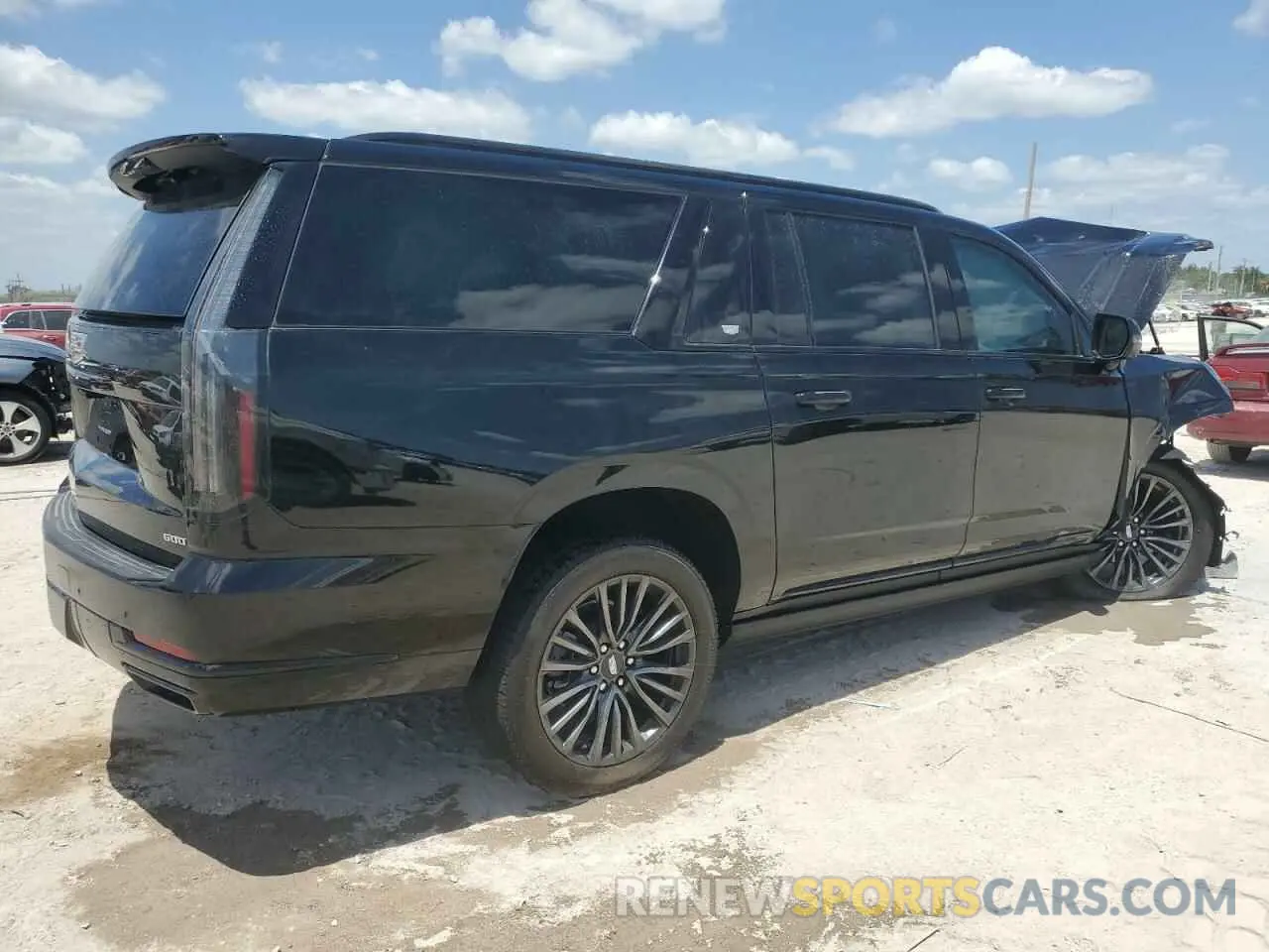 3 Photograph of a damaged car 1GYS9RRL1SR259928 CADILLAC ESCALADE 2025