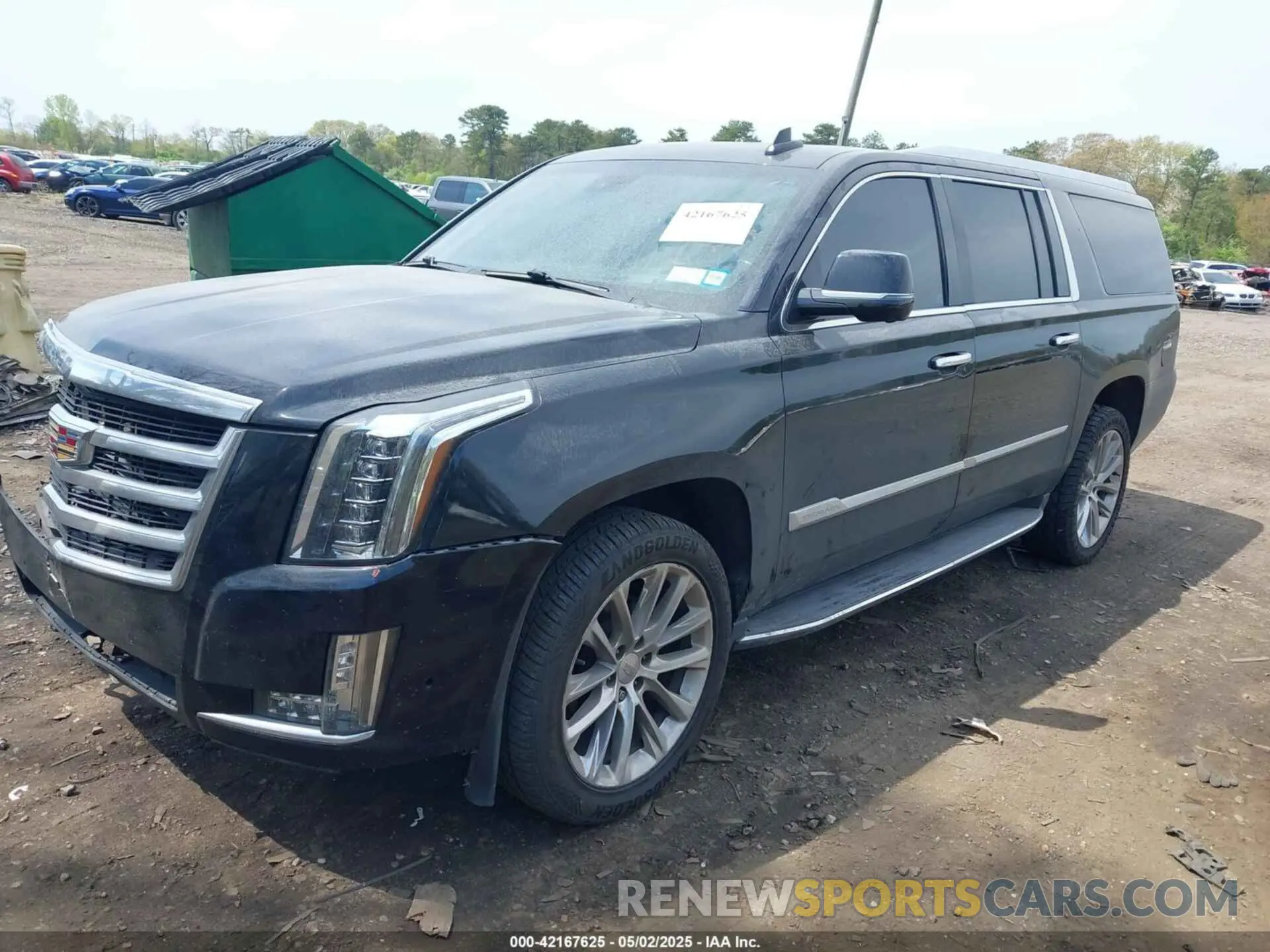 2 Photograph of a damaged car 1GYS4HKJ2KR127777 CADILLAC ESCALADE ESV 2019