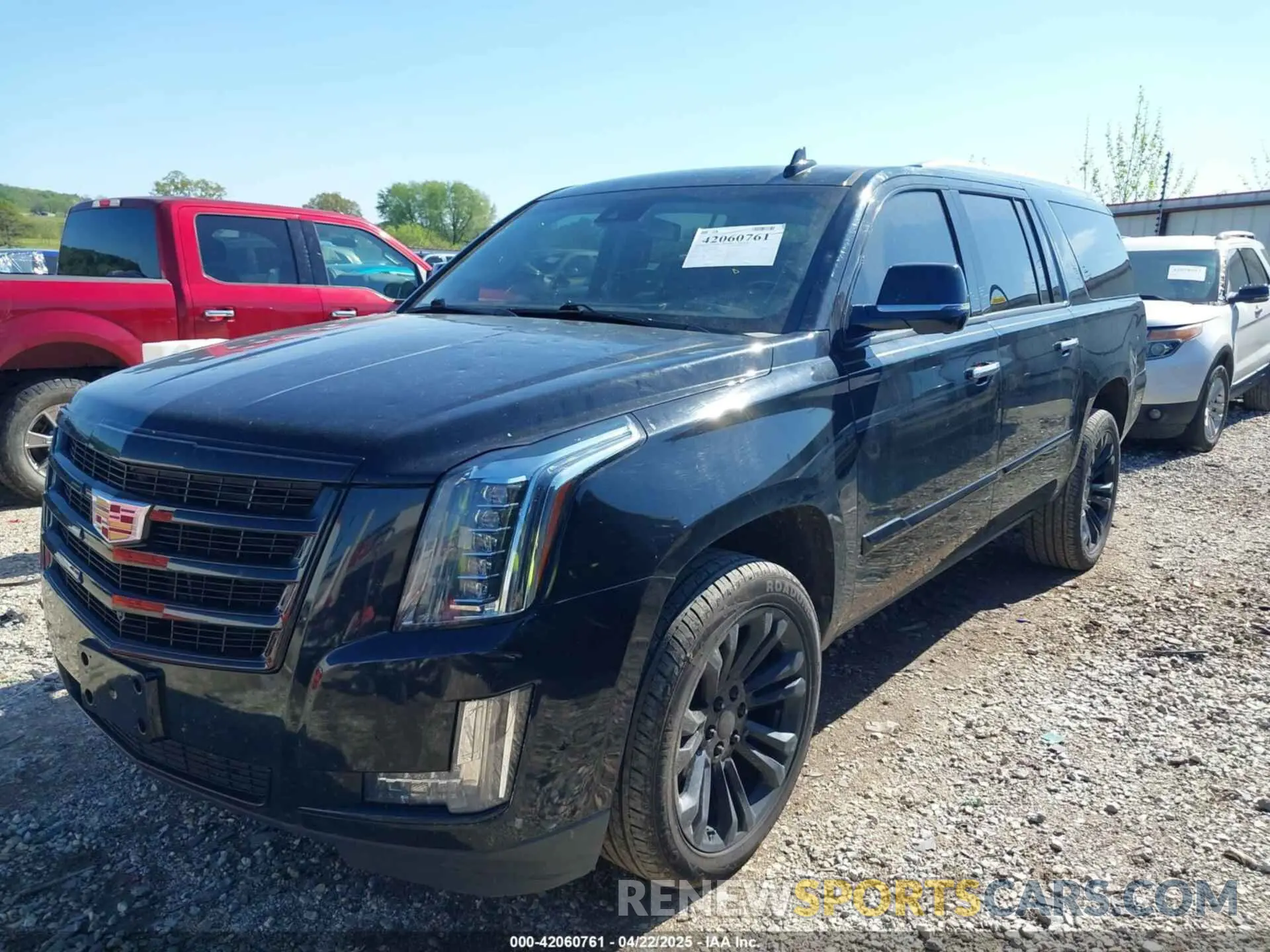 2 Photograph of a damaged car 1GYS4HKJXKR389014 CADILLAC ESCALADE ESV 2019