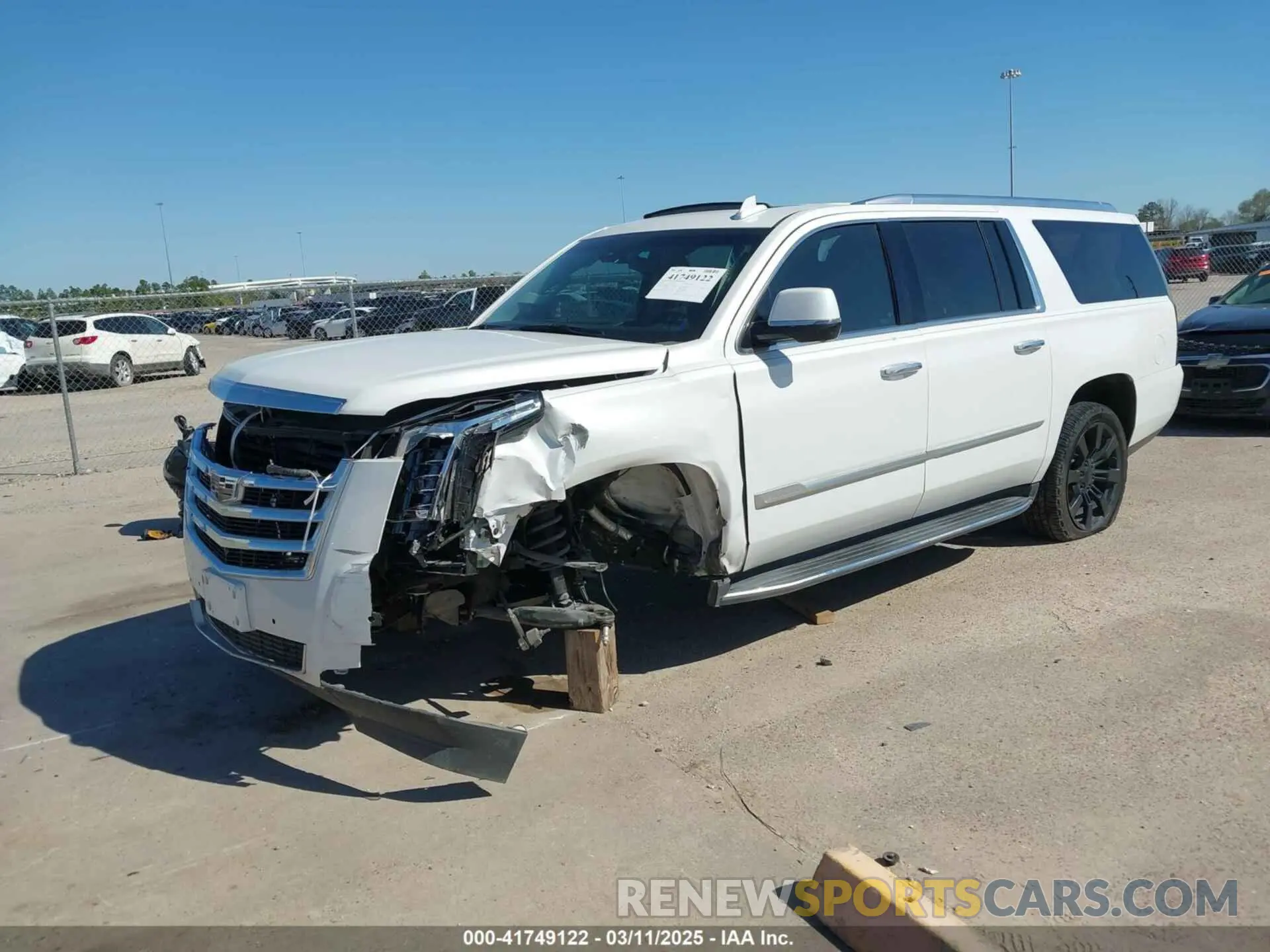 2 Photograph of a damaged car 1GYS3HKJ9LR130423 CADILLAC ESCALADE ESV 2020
