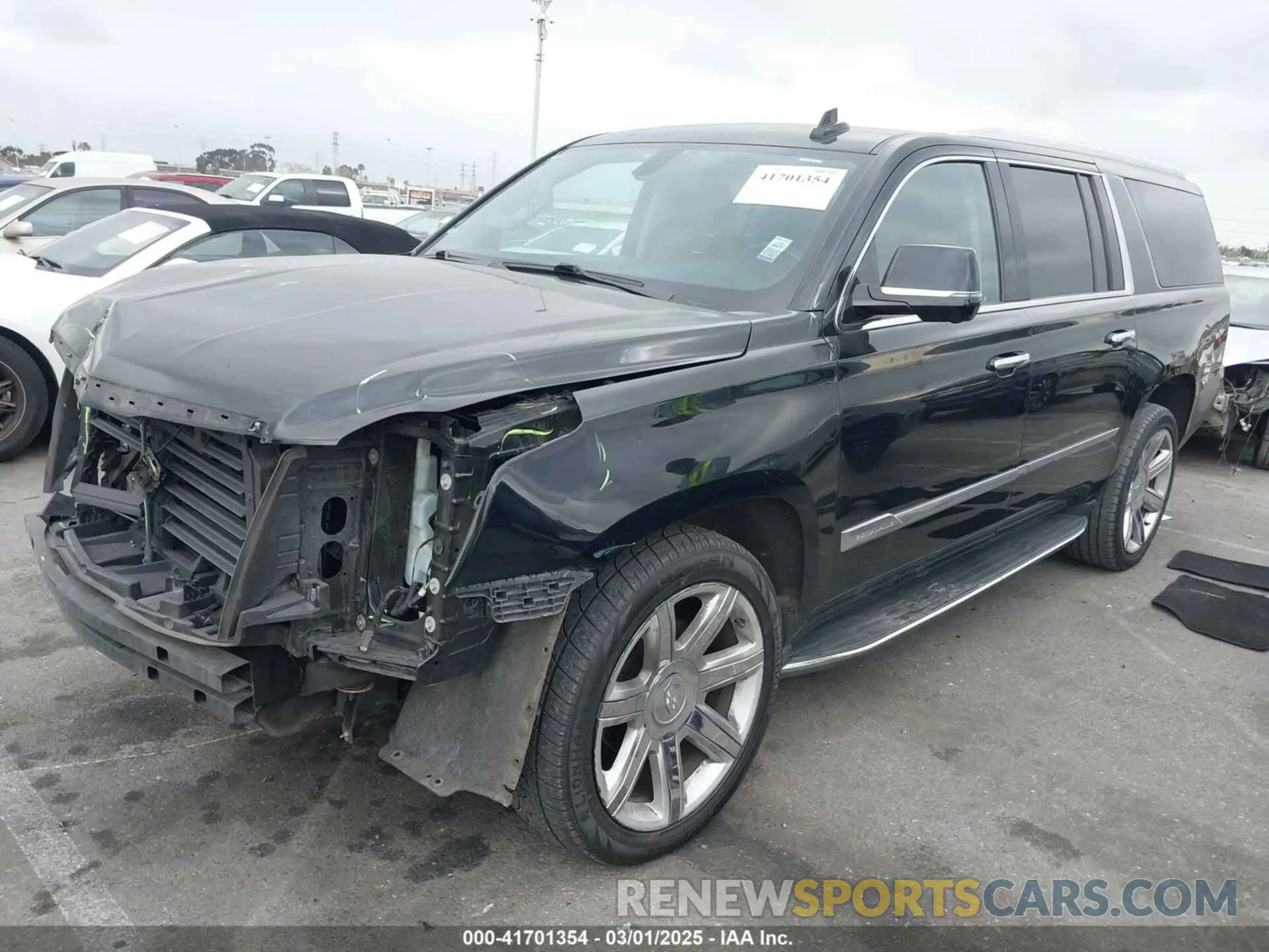 2 Photograph of a damaged car 1GYS4GKJ6LR270968 CADILLAC ESCALADE ESV 2020