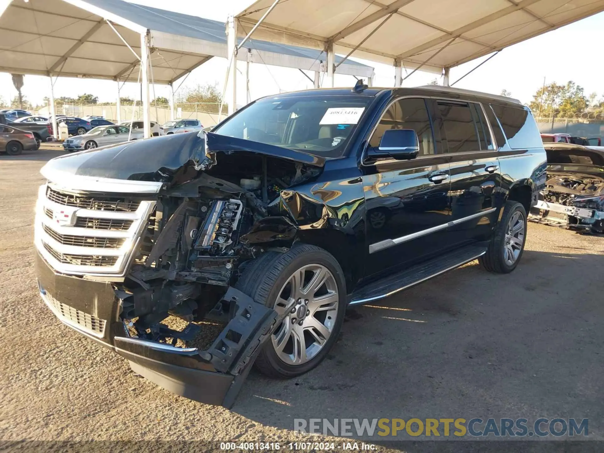 2 Photograph of a damaged car 1GYS4HKJ3LR181834 CADILLAC ESCALADE ESV 2020