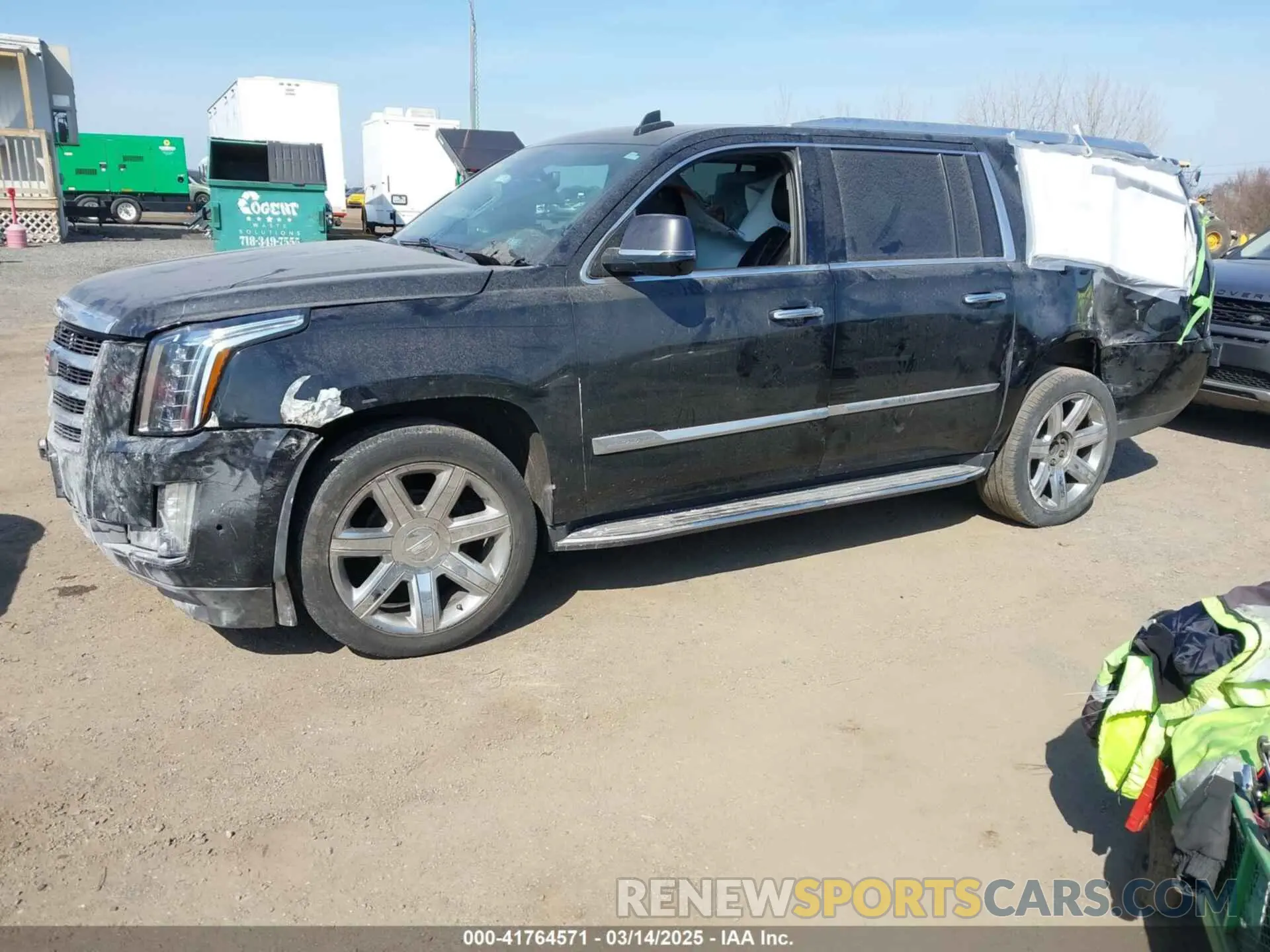 2 Photograph of a damaged car 1GYS4JKJXLR271943 CADILLAC ESCALADE ESV 2020