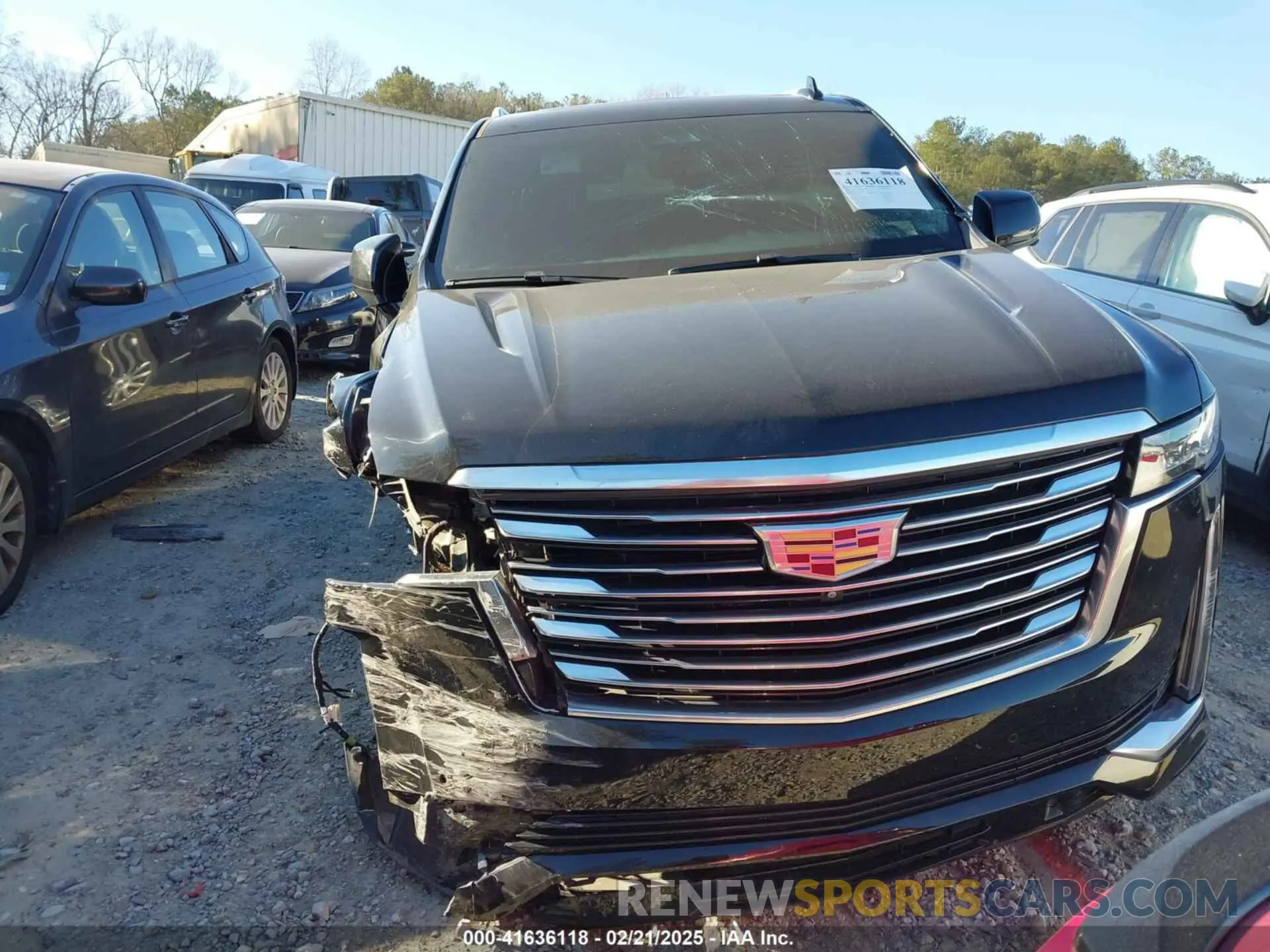11 Photograph of a damaged car 1GYS3MKL7MR264908 CADILLAC ESCALADE ESV 2021