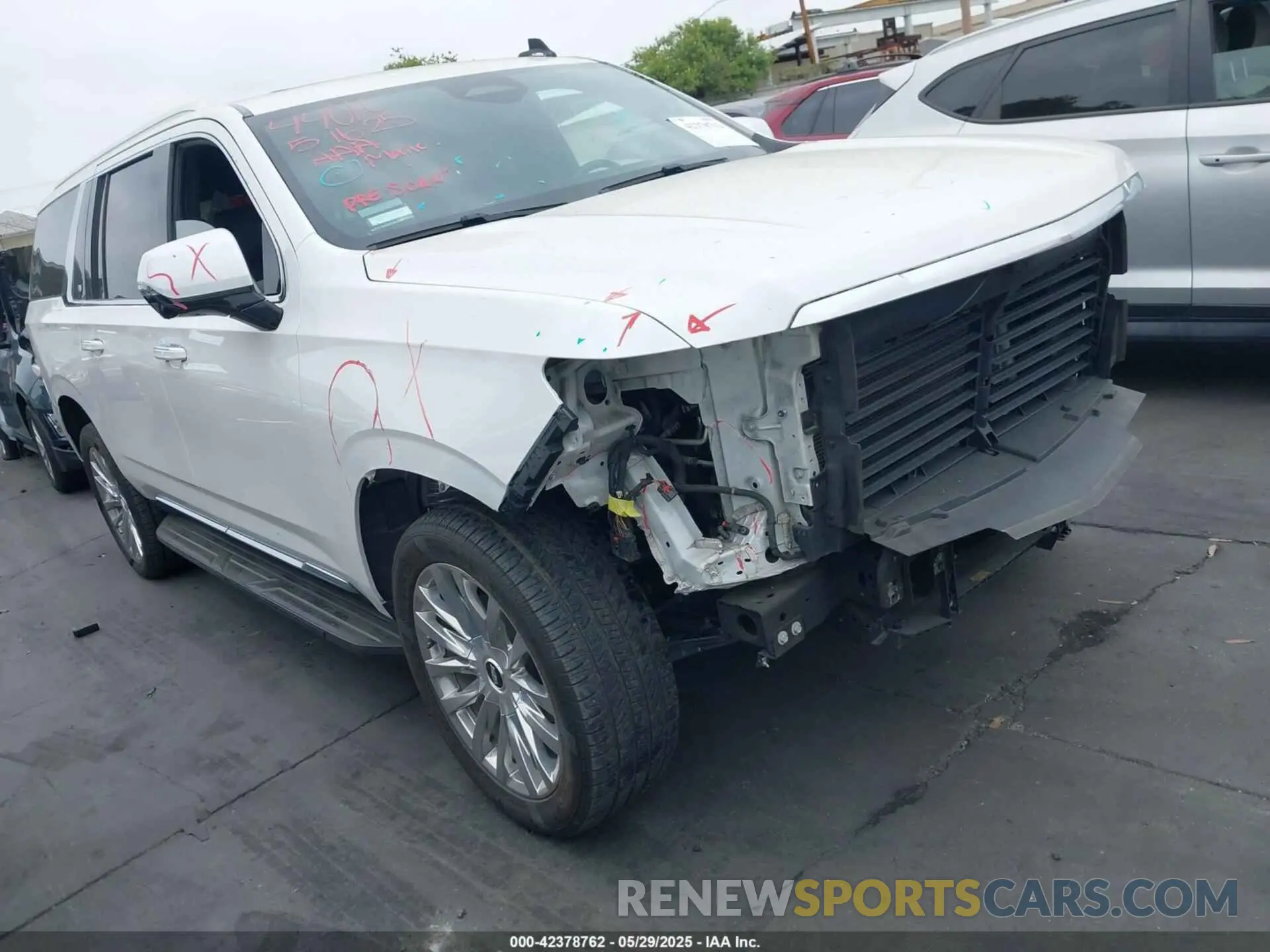 1 Photograph of a damaged car 1GYS4KKL5MR394378 CADILLAC ESCALADE ESV 2021