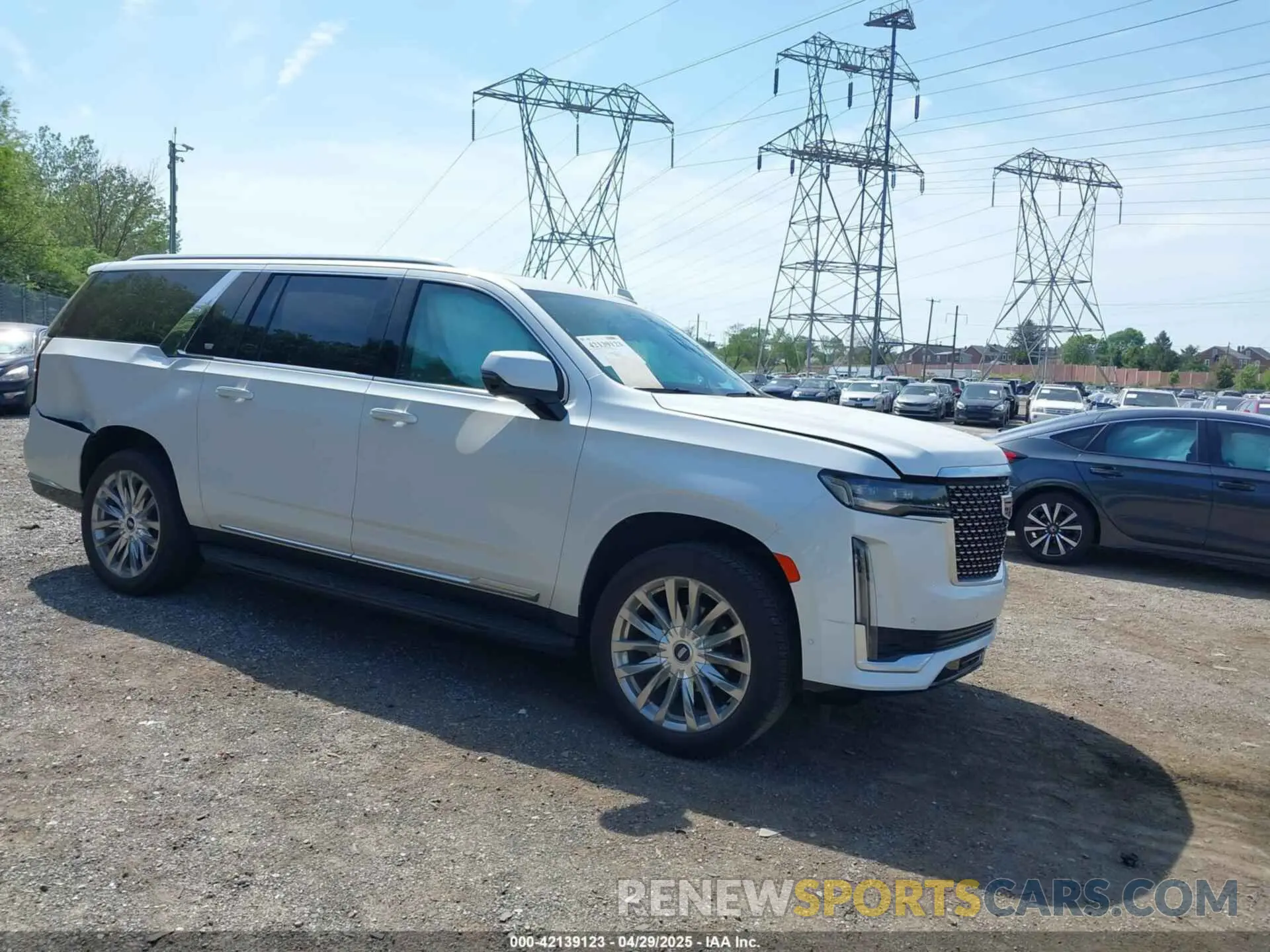 1 Photograph of a damaged car 1GYS4KKLXMR431568 CADILLAC ESCALADE ESV 2021