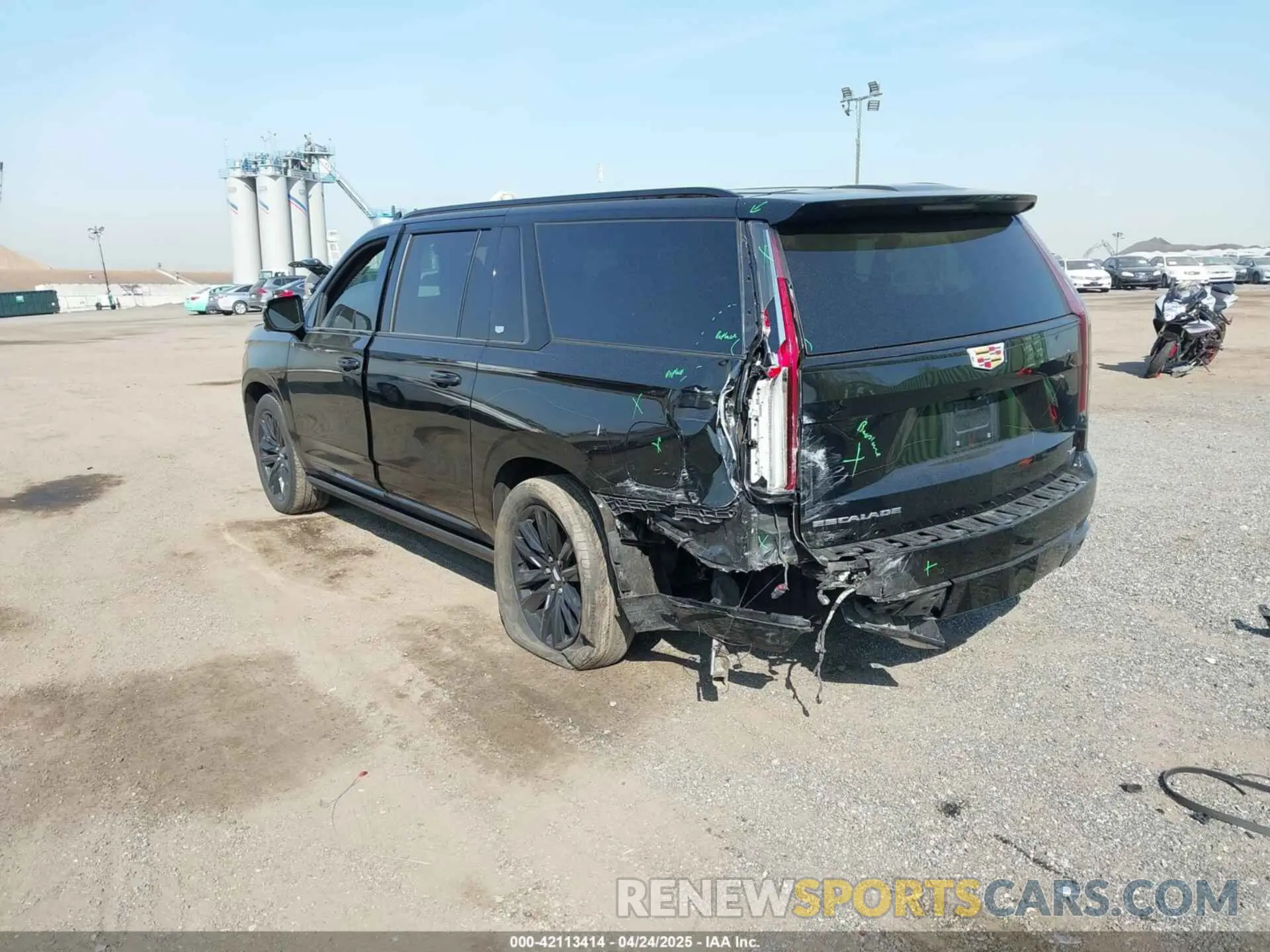 3 Photograph of a damaged car 1GYS4PKL2MR228185 CADILLAC ESCALADE ESV 2021