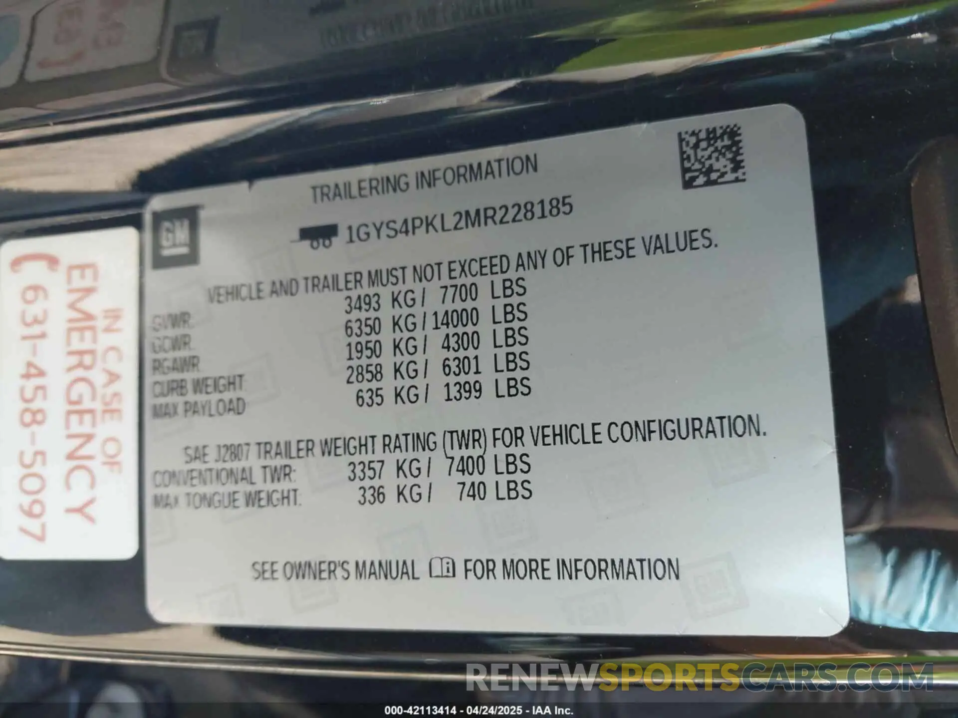 9 Photograph of a damaged car 1GYS4PKL2MR228185 CADILLAC ESCALADE ESV 2021