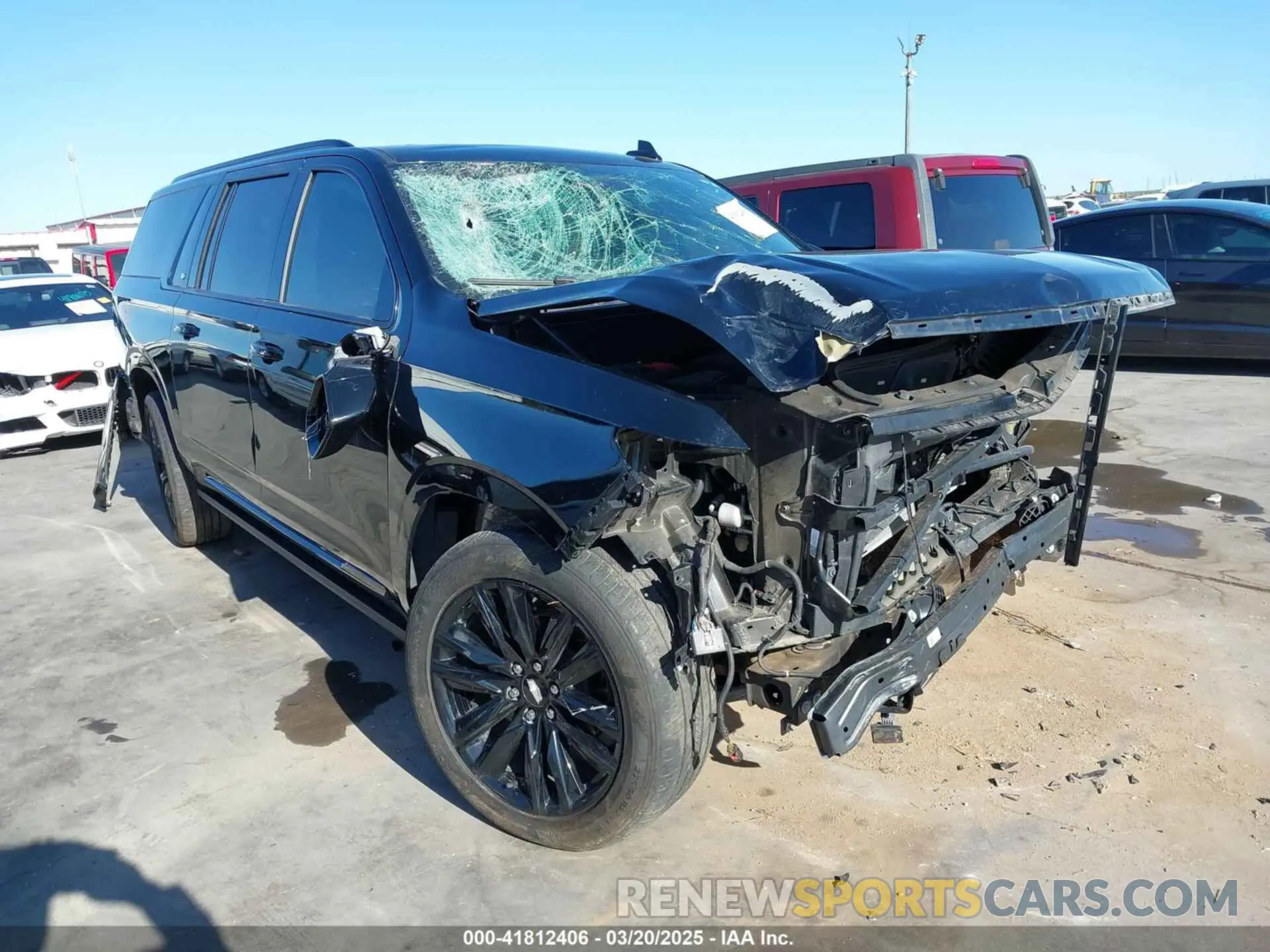 1 Photograph of a damaged car 1GYS4PKL3MR341773 CADILLAC ESCALADE ESV 2021