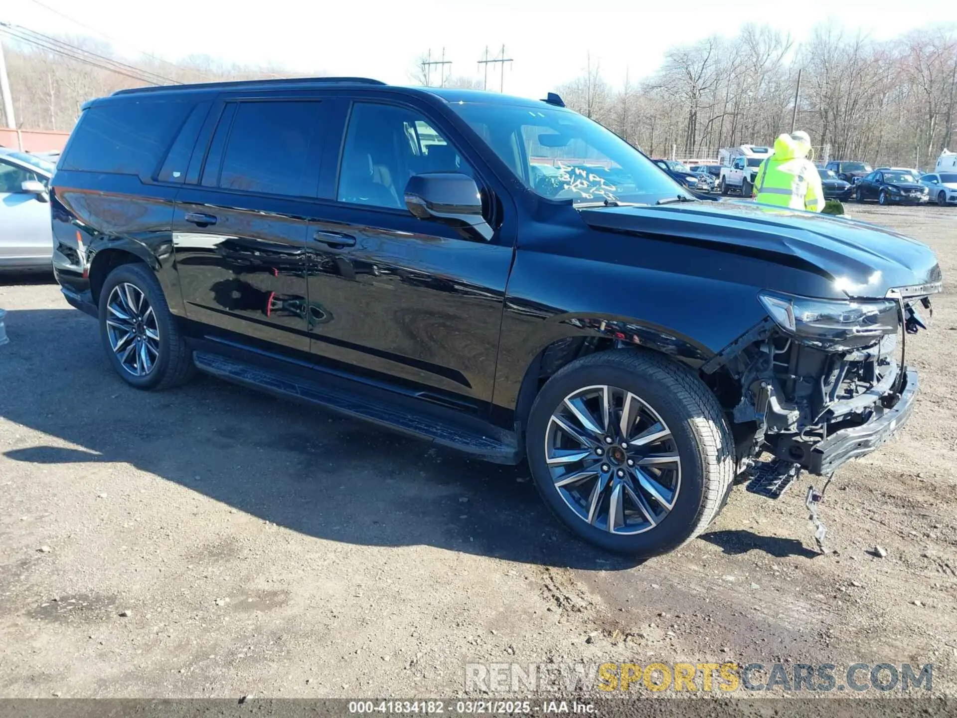 1 Photograph of a damaged car 1GYS4RKL1MR300022 CADILLAC ESCALADE ESV 2021