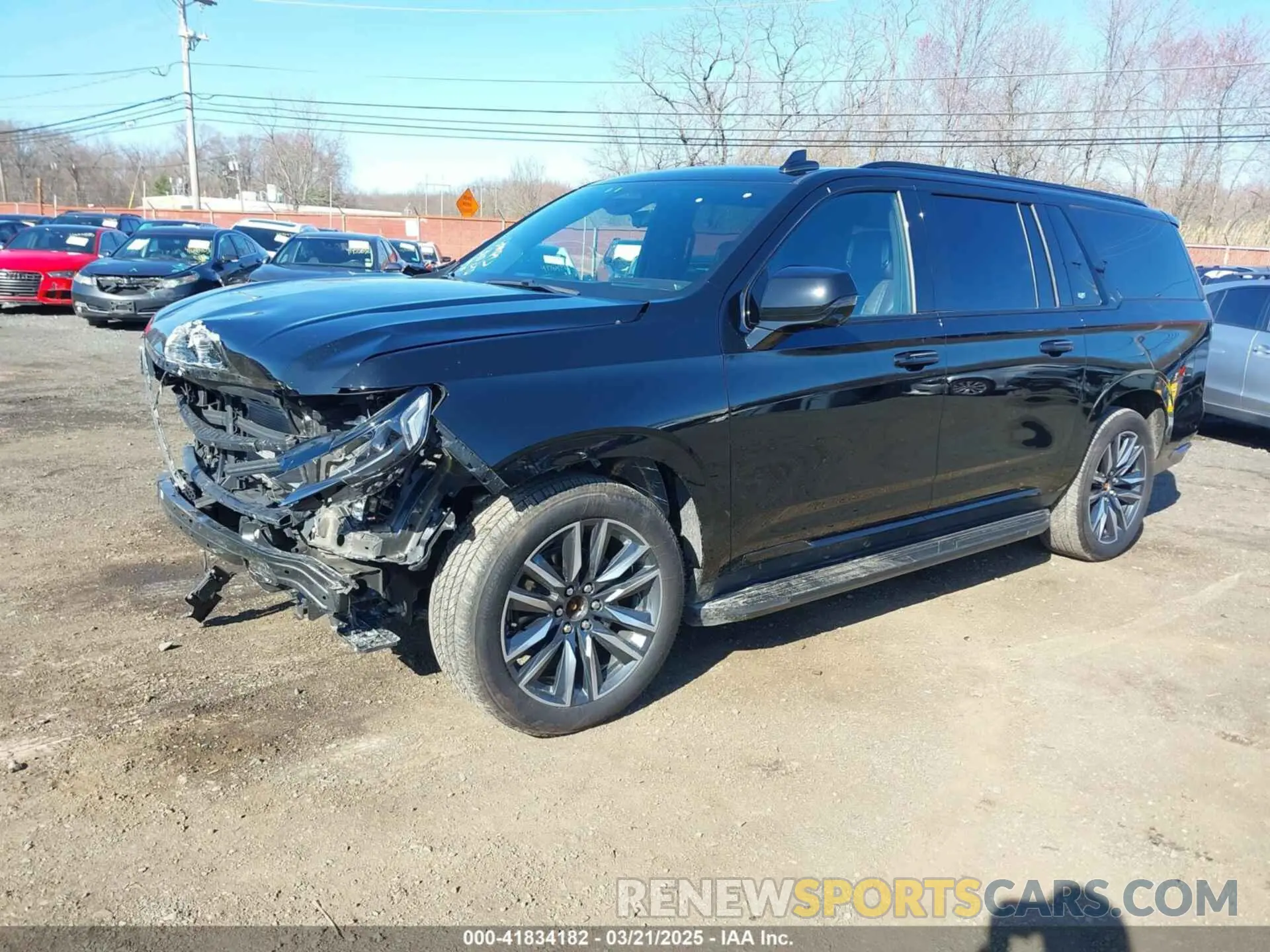 2 Photograph of a damaged car 1GYS4RKL1MR300022 CADILLAC ESCALADE ESV 2021