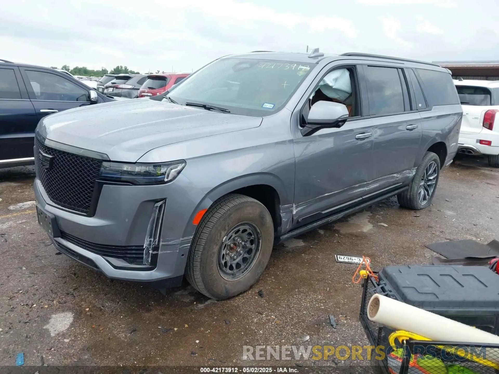 2 Photograph of a damaged car 1GYS4PKL2NR208245 CADILLAC ESCALADE ESV 2022