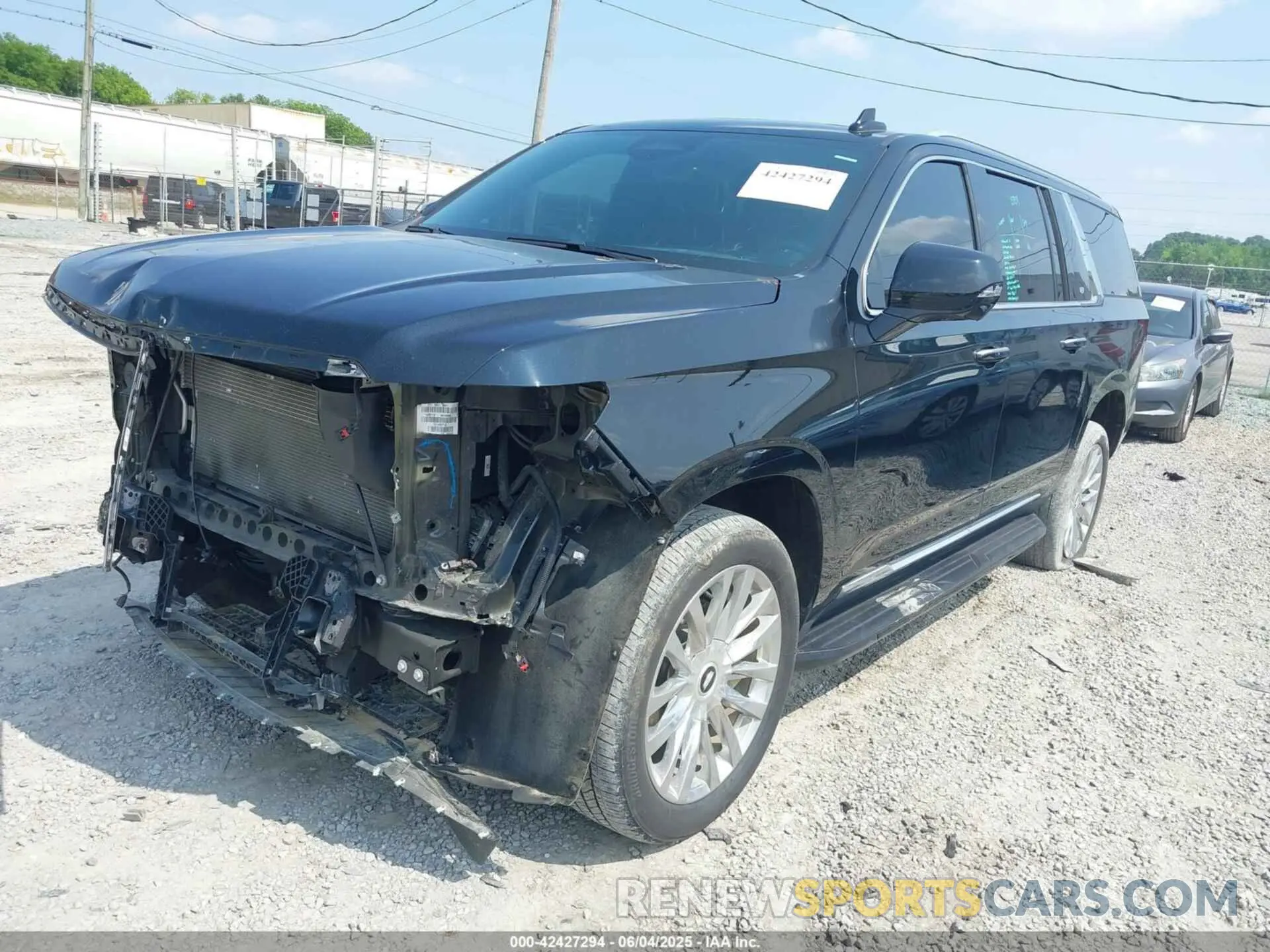 2 Photograph of a damaged car 1GYS4KKL7PR208747 CADILLAC ESCALADE ESV 2023