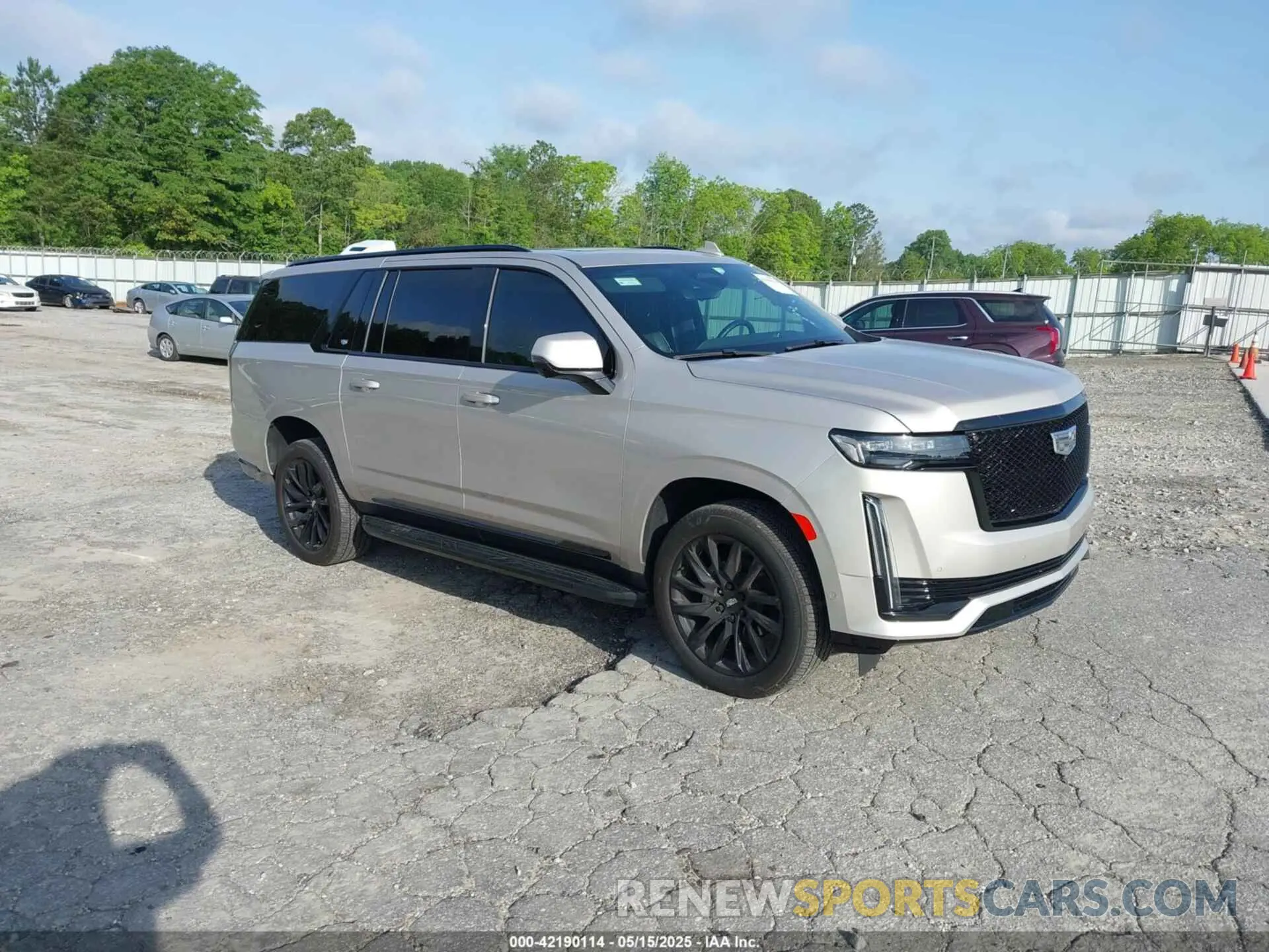 1 Photograph of a damaged car 1GYS4NKL9PR495915 CADILLAC ESCALADE ESV 2023
