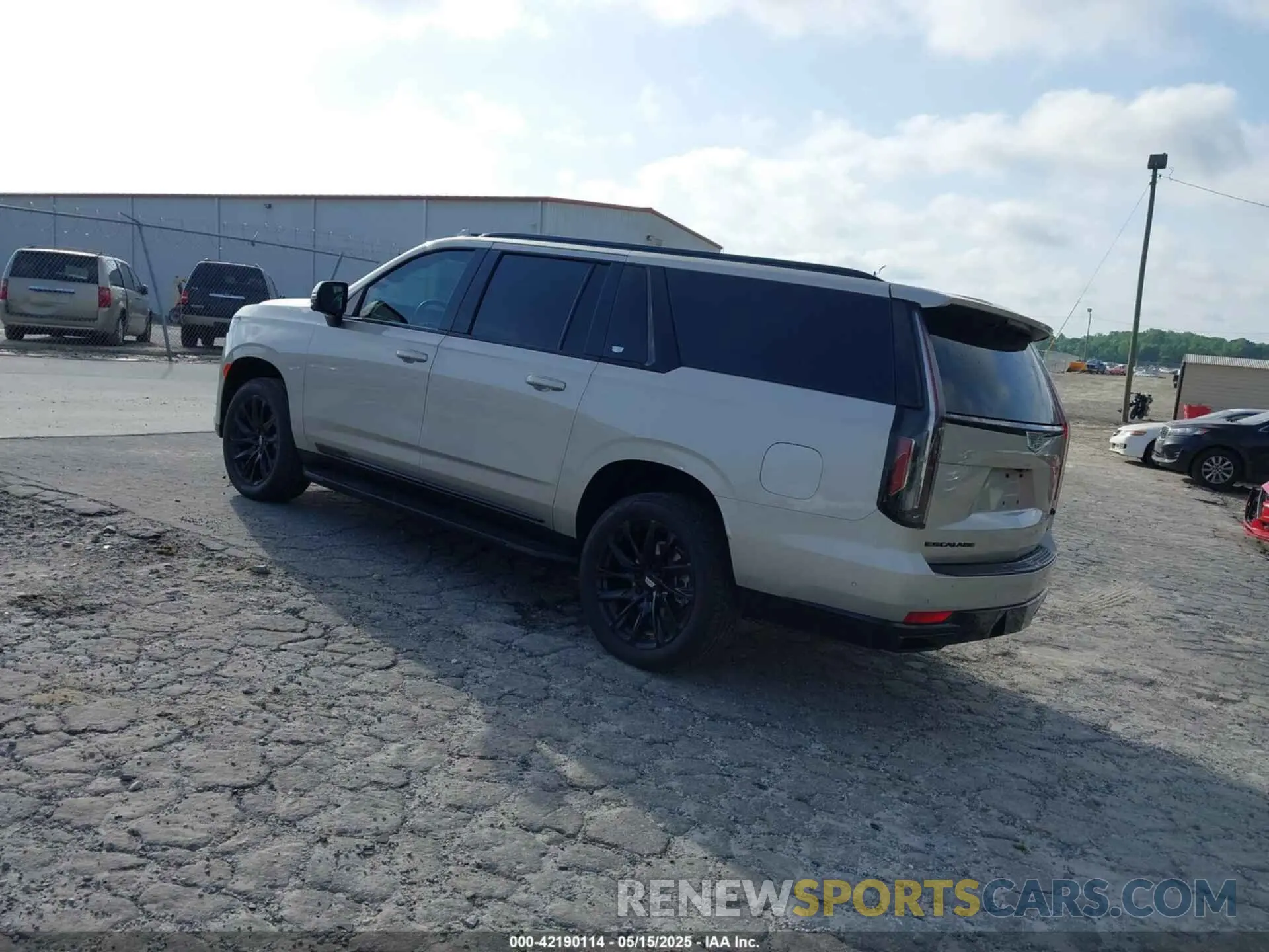 3 Photograph of a damaged car 1GYS4NKL9PR495915 CADILLAC ESCALADE ESV 2023