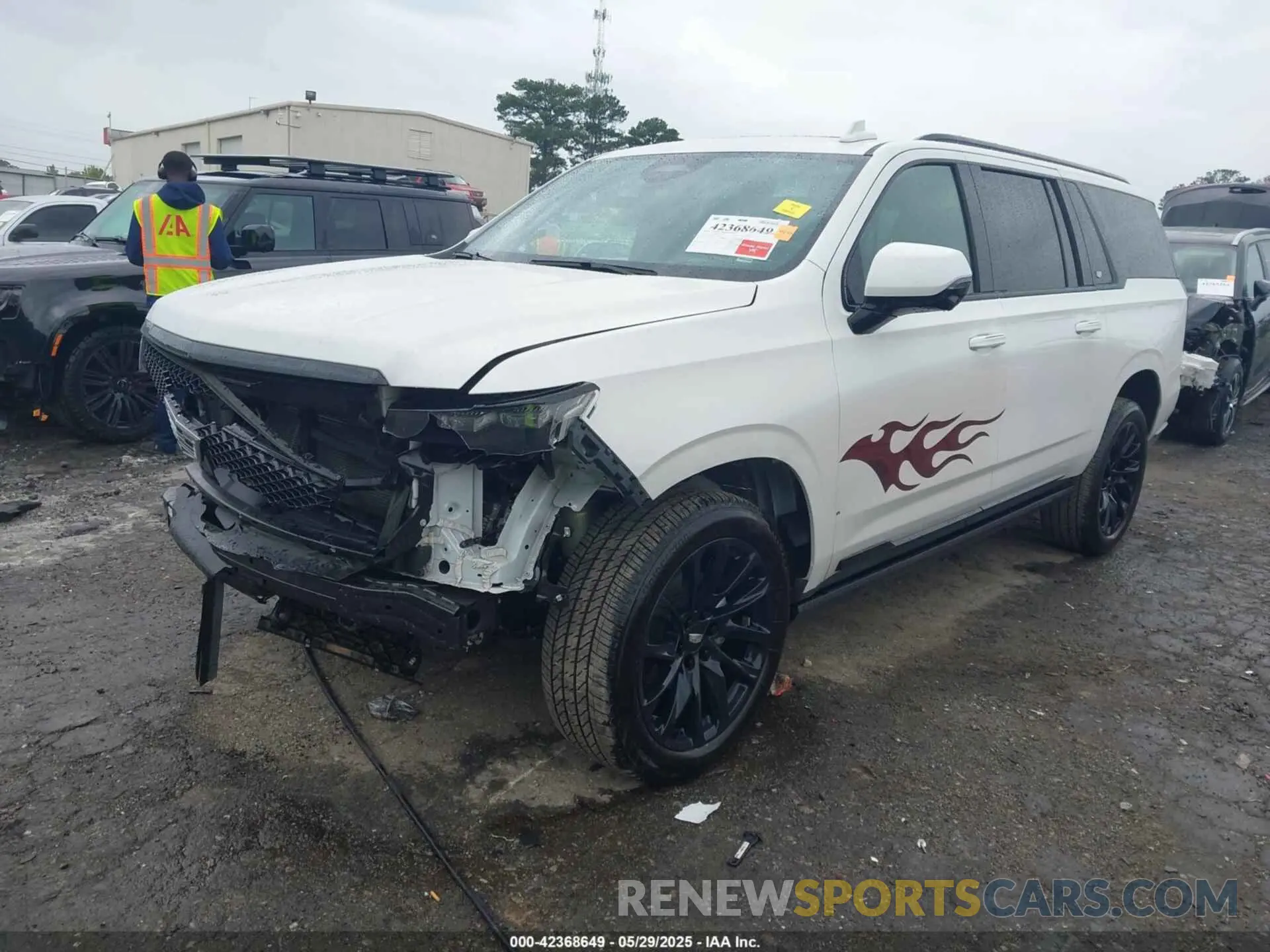 2 Photograph of a damaged car 1GYS4RKL3PR366611 CADILLAC ESCALADE ESV 2023