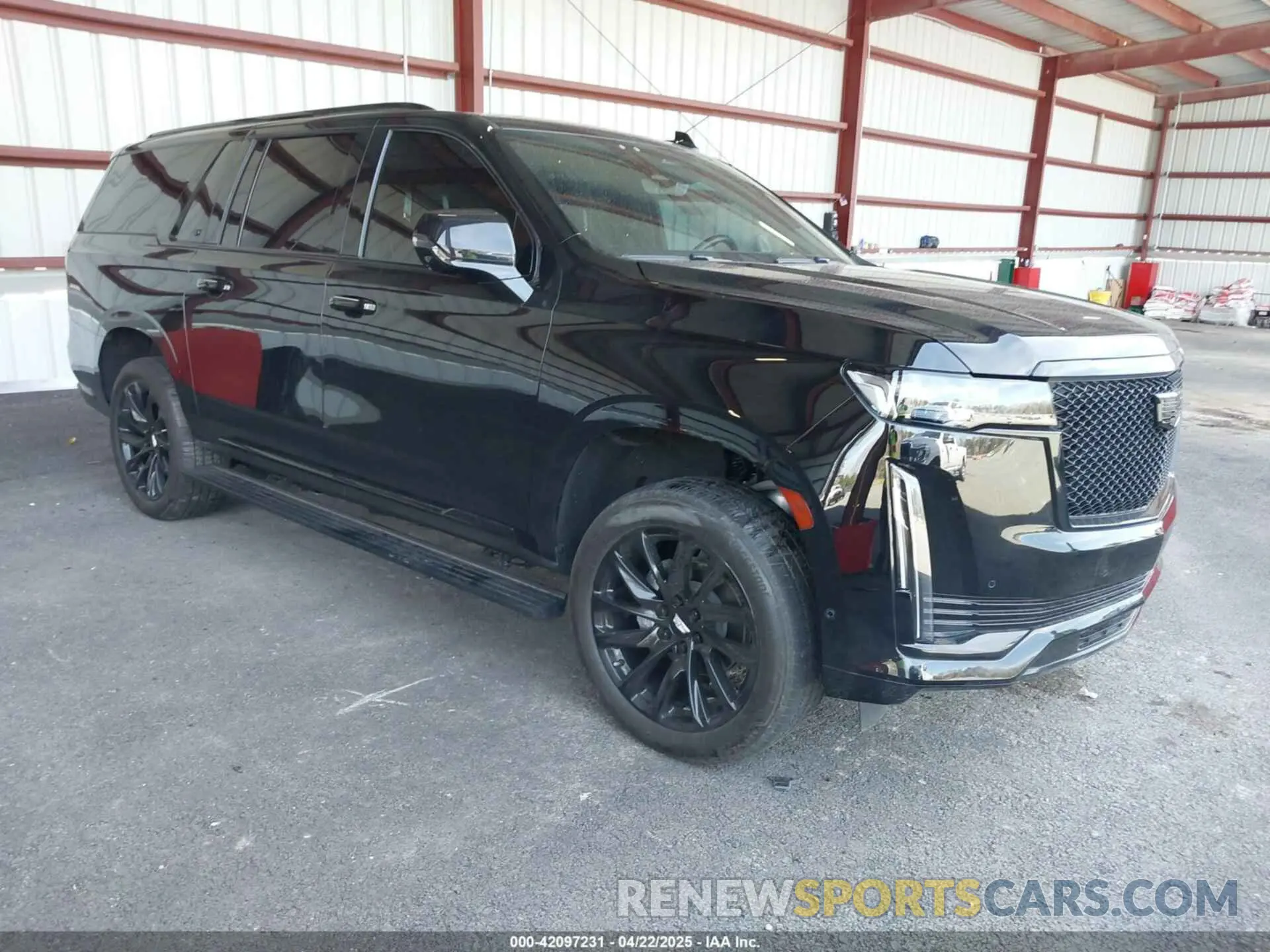 1 Photograph of a damaged car 1GYS4RKL8PR219829 CADILLAC ESCALADE ESV 2023