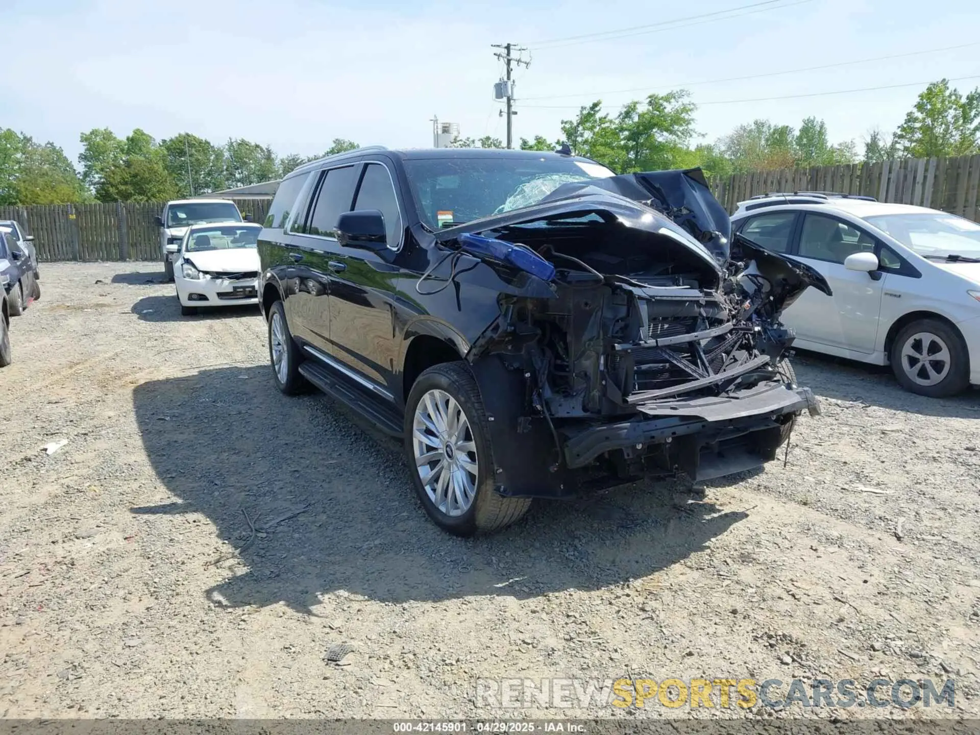 1 Photograph of a damaged car 1GYS4JKT9RR100899 CADILLAC ESCALADE ESV 2024