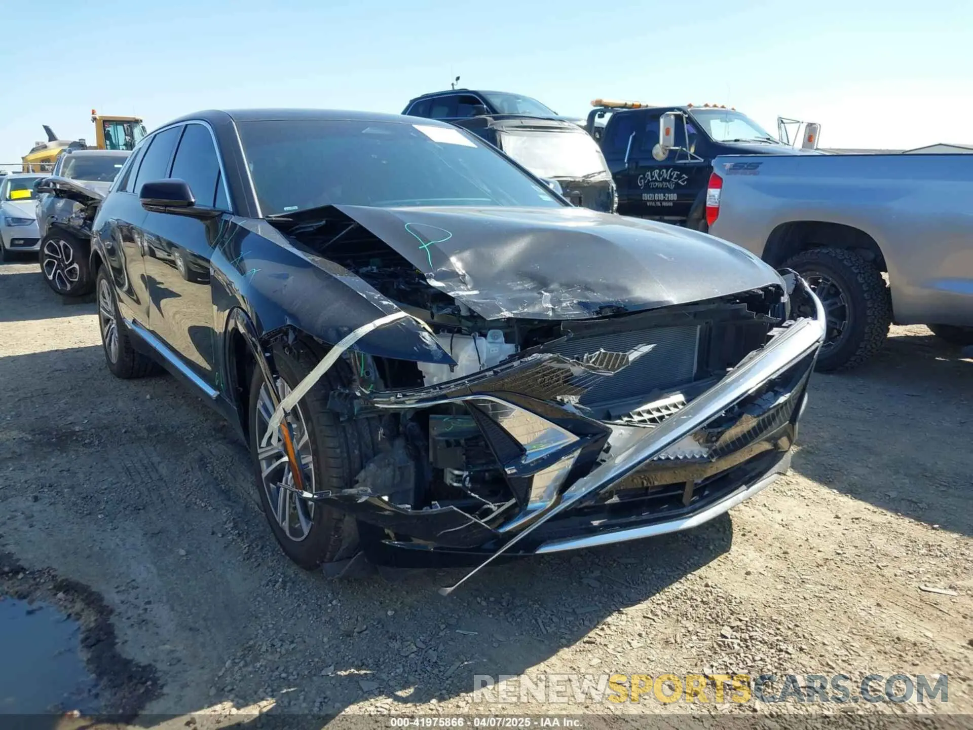 1 Photograph of a damaged car 1GYKPPRK9RZ101820 CADILLAC LYRIQ 2024