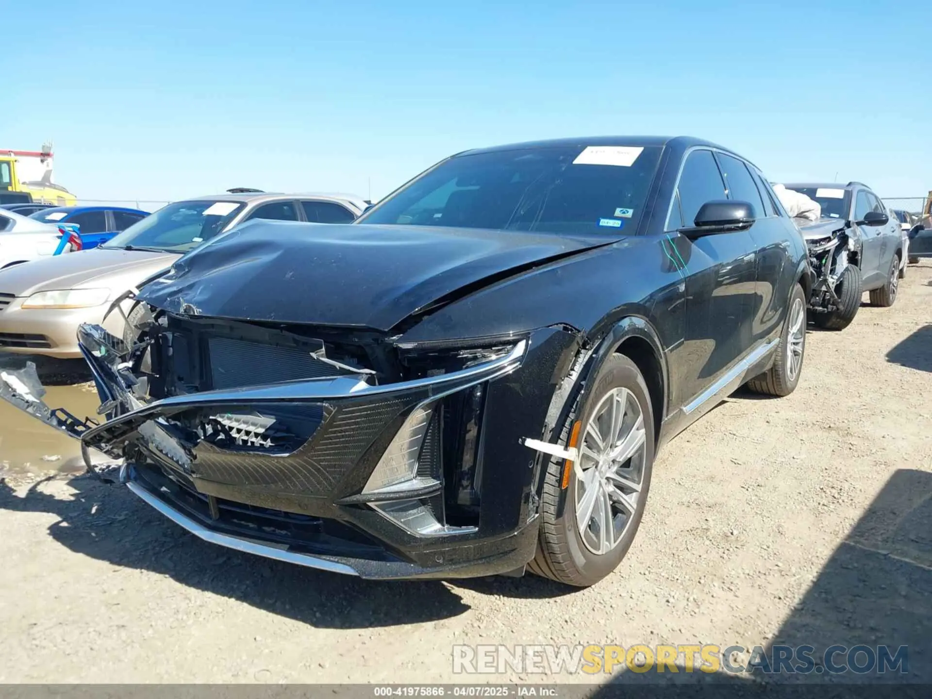 2 Photograph of a damaged car 1GYKPPRK9RZ101820 CADILLAC LYRIQ 2024