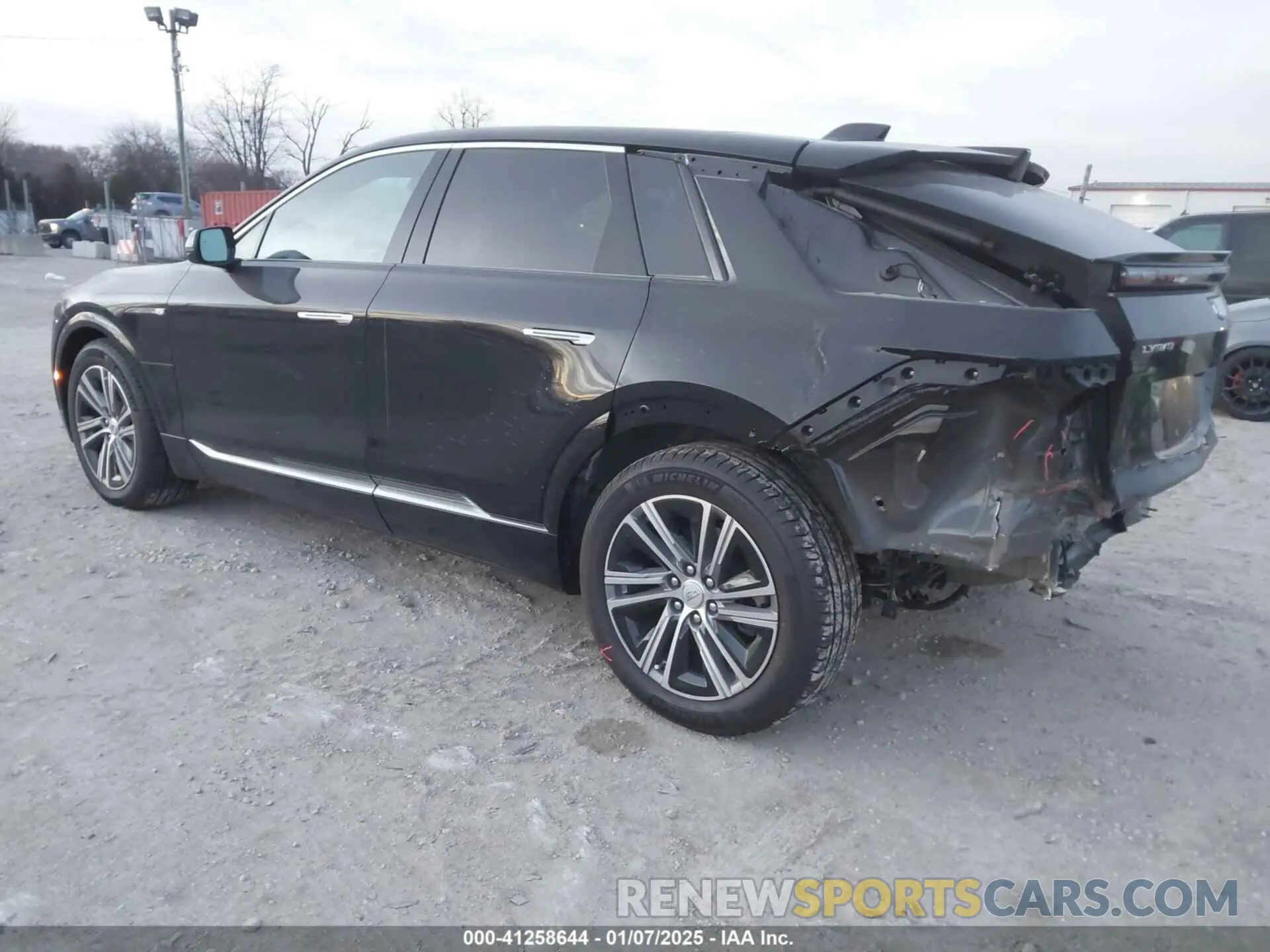 3 Photograph of a damaged car 1GYKPPRL7RZ110363 CADILLAC LYRIQ 2024