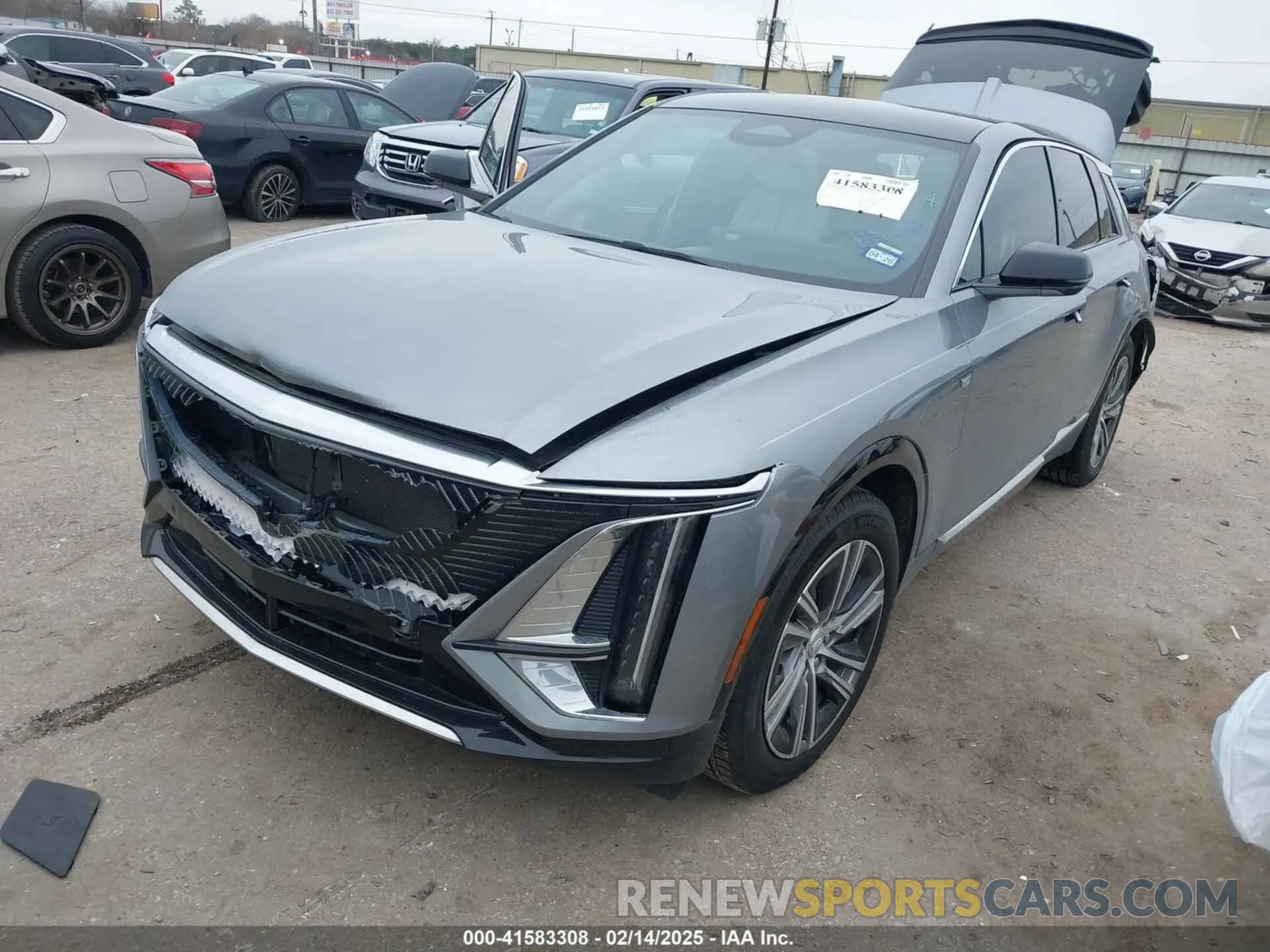 2 Photograph of a damaged car 1GYKPRRK9RZ105958 CADILLAC LYRIQ 2024