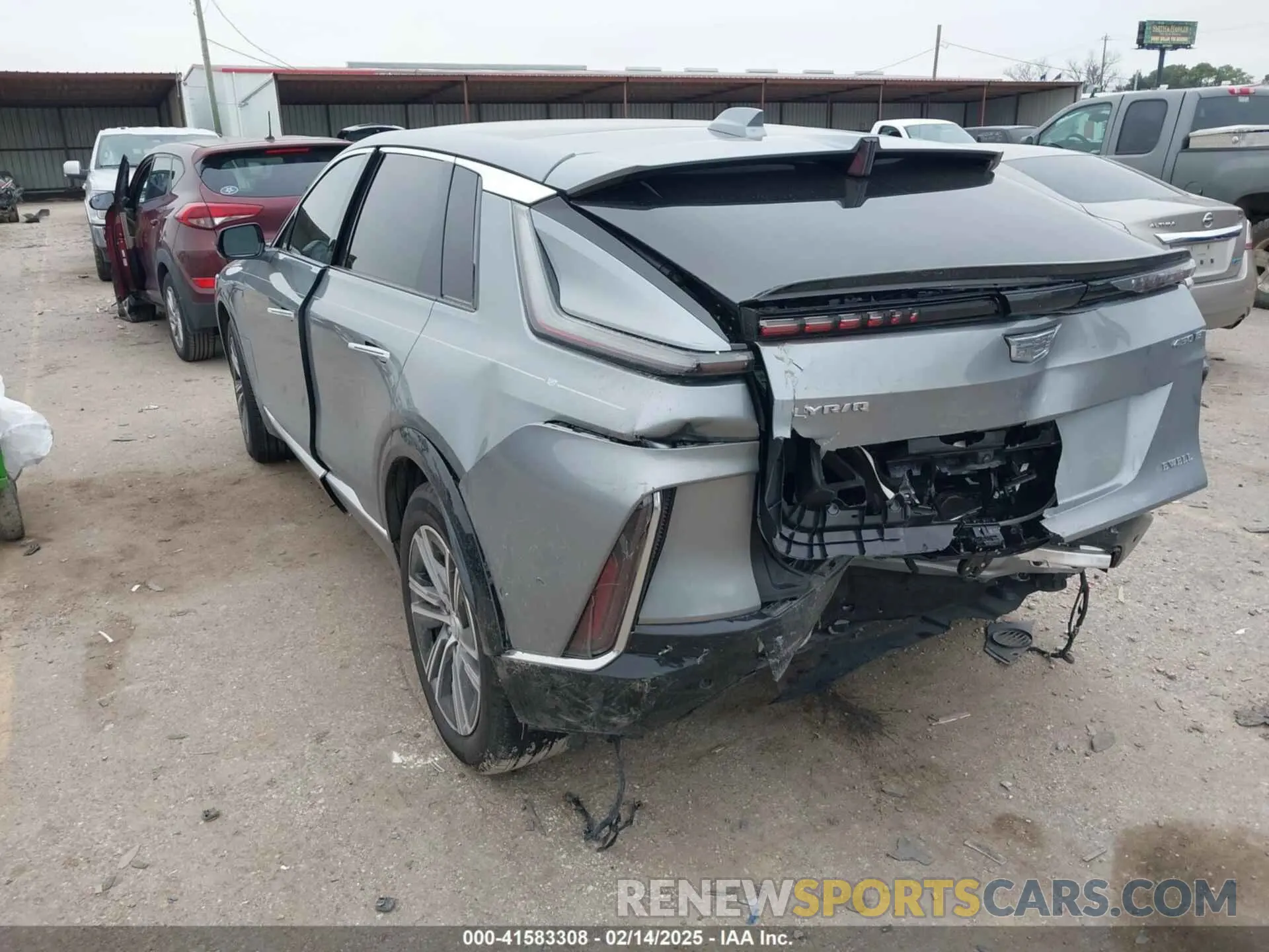 3 Photograph of a damaged car 1GYKPRRK9RZ105958 CADILLAC LYRIQ 2024