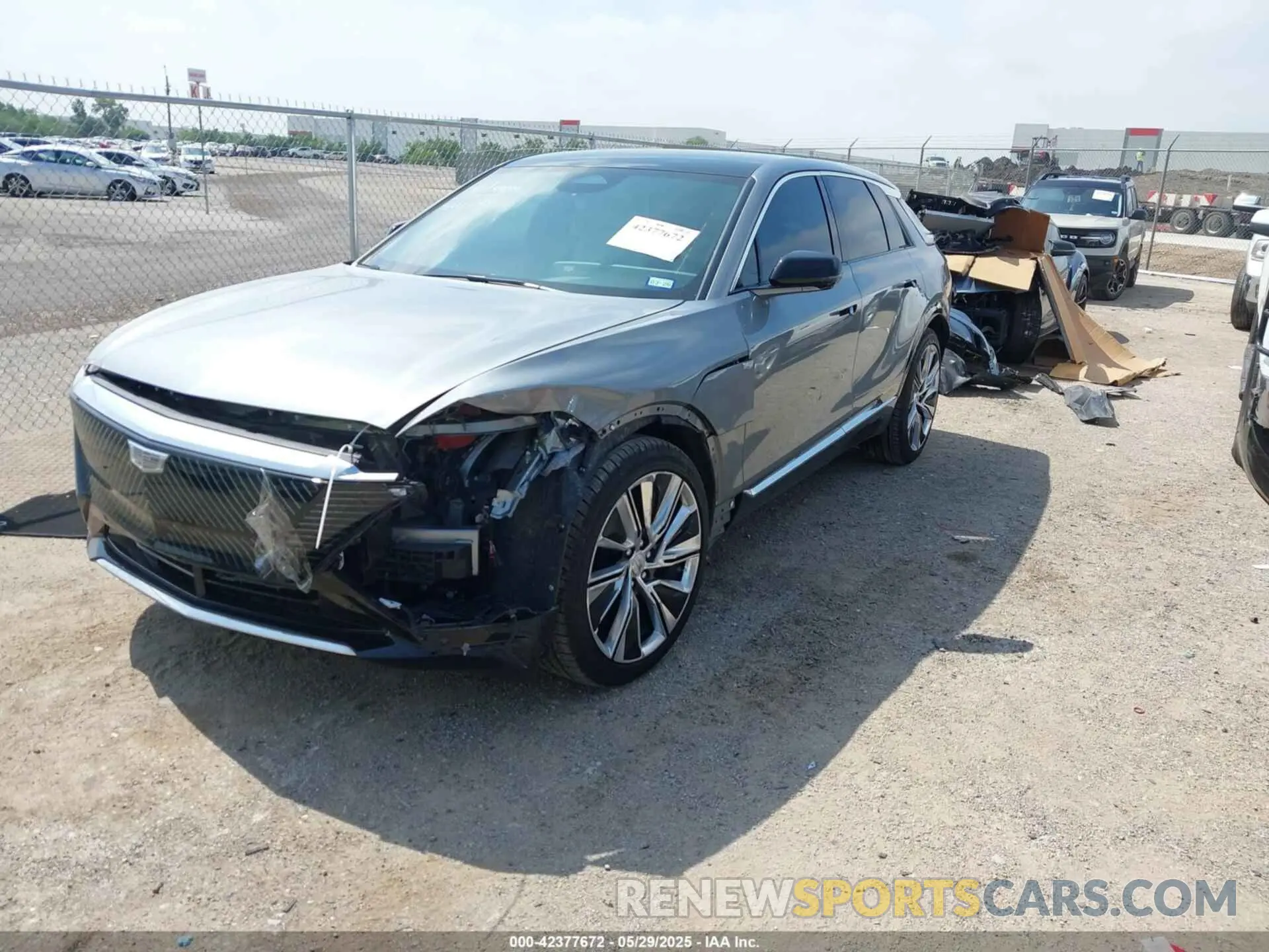 2 Photograph of a damaged car 1GYKPSRLXRZ120713 CADILLAC LYRIQ 2024