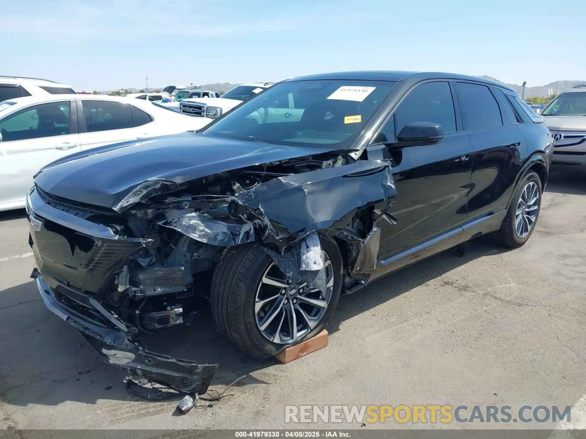 2 Photograph of a damaged car 1GYKPVRK6RZ131099 CADILLAC LYRIQ 2024