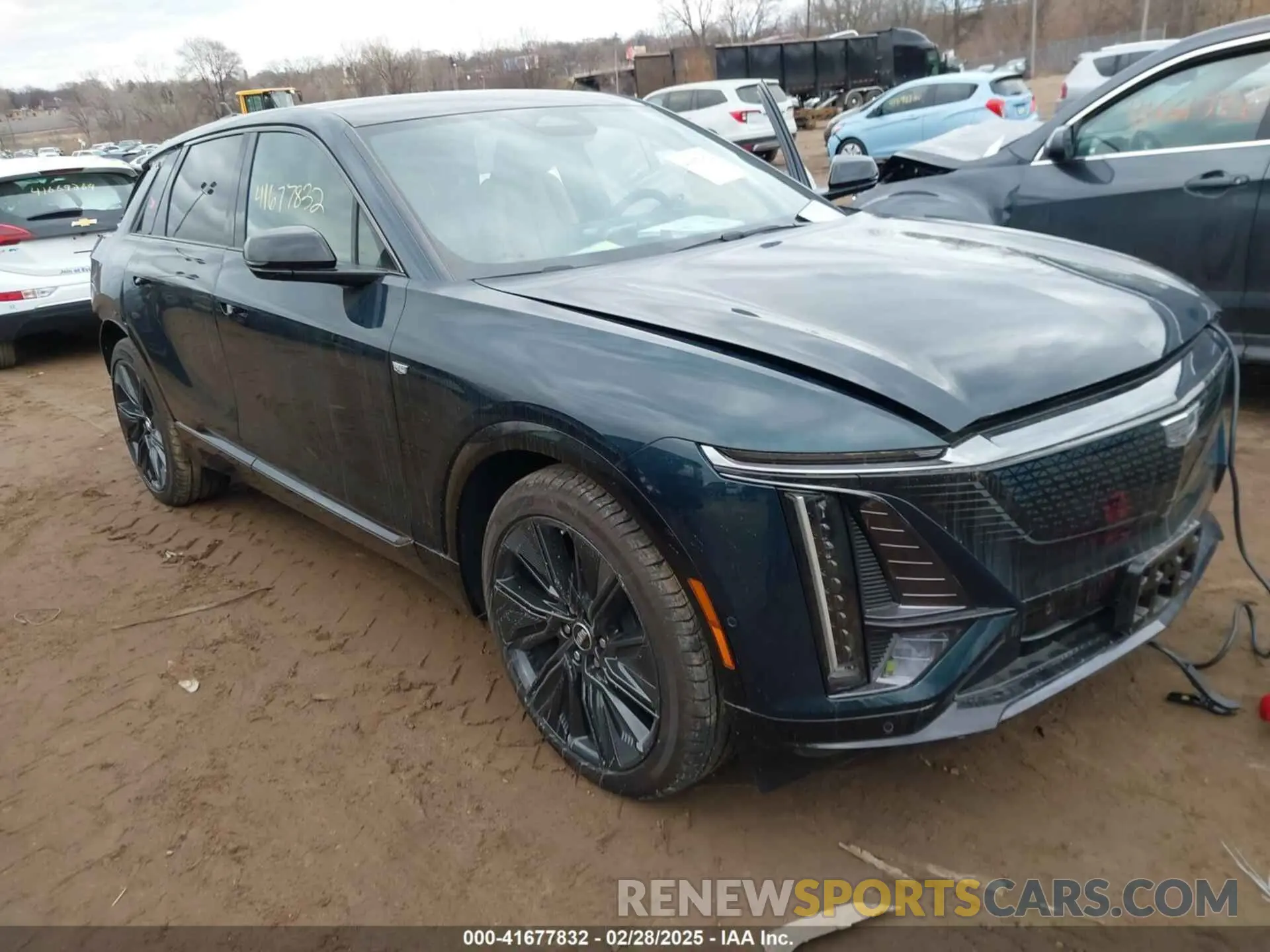 1 Photograph of a damaged car 1GYKPWRL6RZ112244 CADILLAC LYRIQ 2024