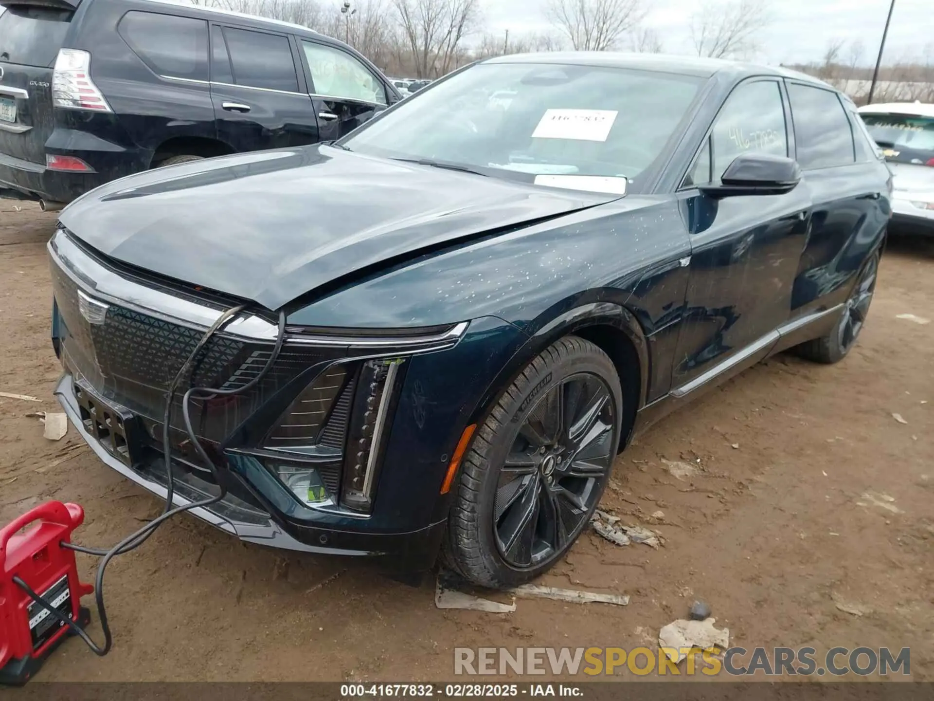 2 Photograph of a damaged car 1GYKPWRL6RZ112244 CADILLAC LYRIQ 2024
