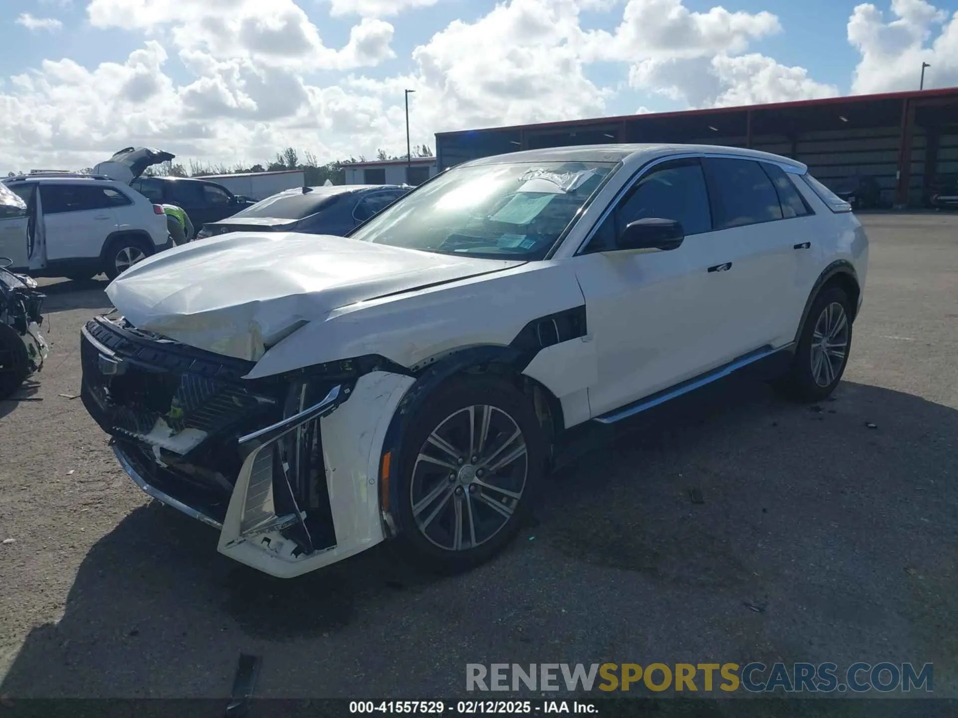 2 Photograph of a damaged car 1GYKPNRL8SZ303485 CADILLAC LYRIQ 2025