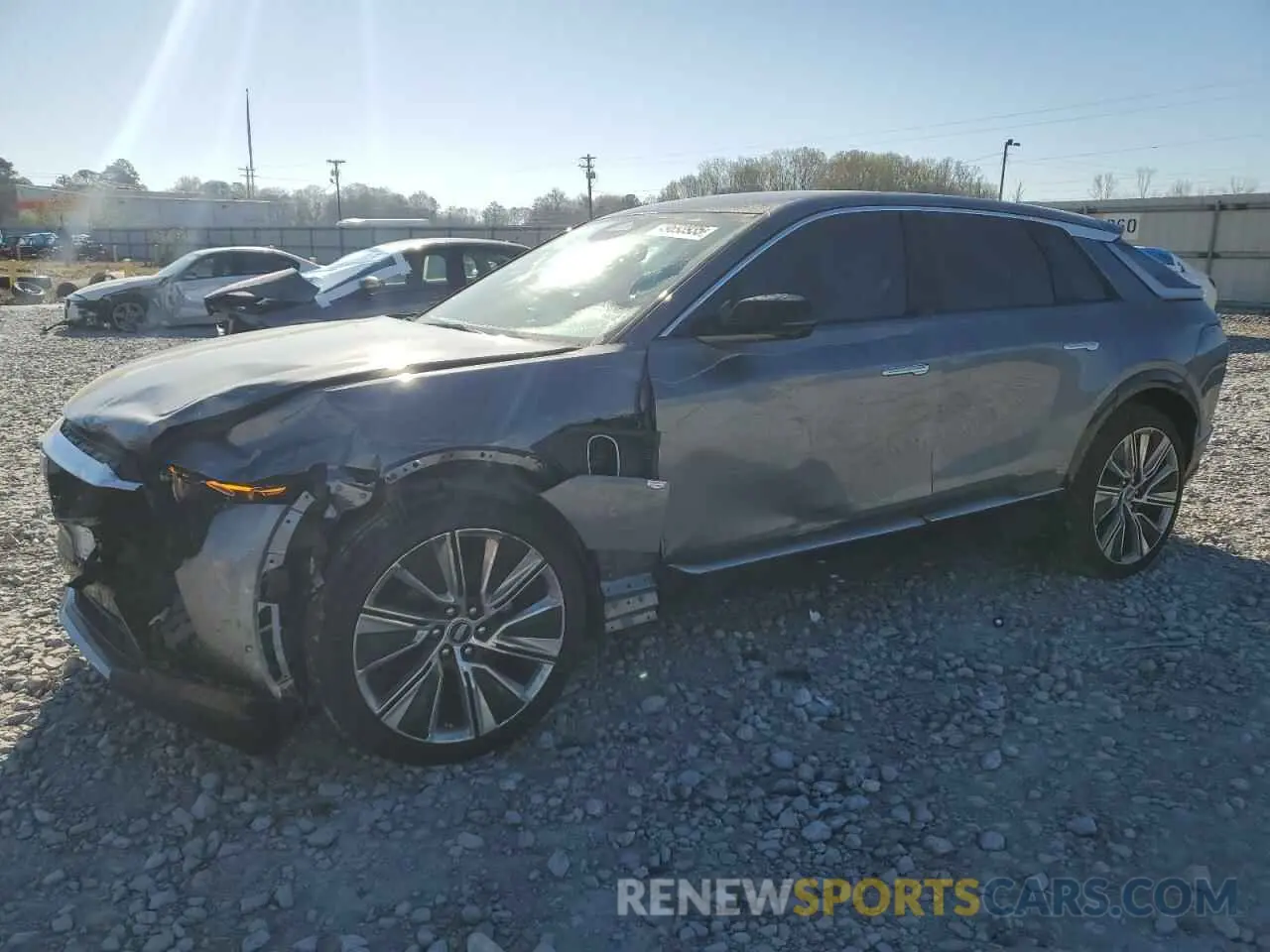 1 Photograph of a damaged car 1GYKPMRK0PZ001018 CADILLAC LYRIQ LUXU 2023