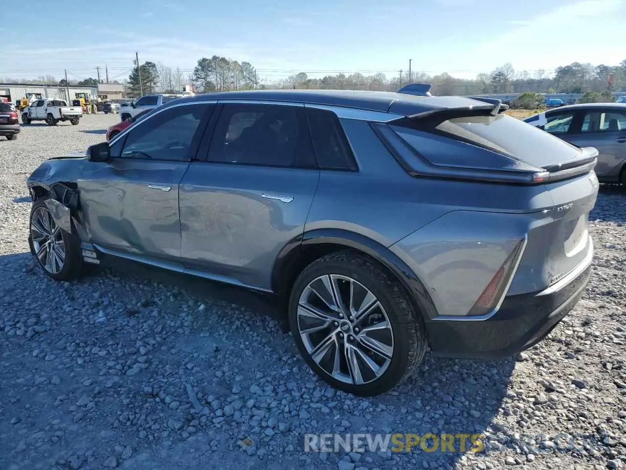 2 Photograph of a damaged car 1GYKPMRK0PZ001018 CADILLAC LYRIQ LUXU 2023