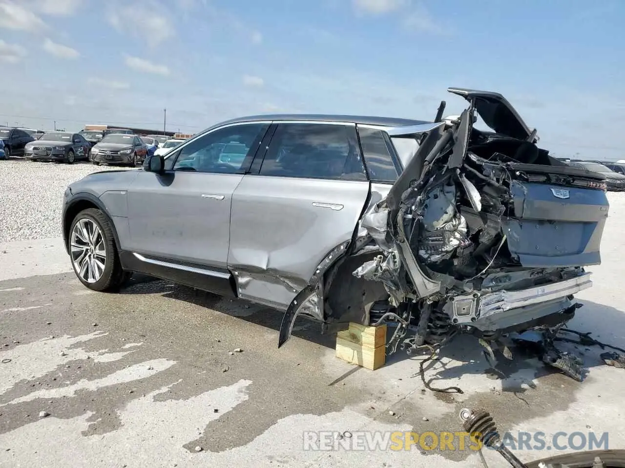 2 Photograph of a damaged car 1GYKPMRK3PZ001935 CADILLAC LYRIQ LUXU 2023