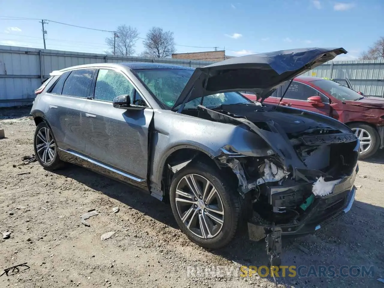 4 Photograph of a damaged car 1GYKPMRK5PZ000754 CADILLAC LYRIQ LUXU 2023