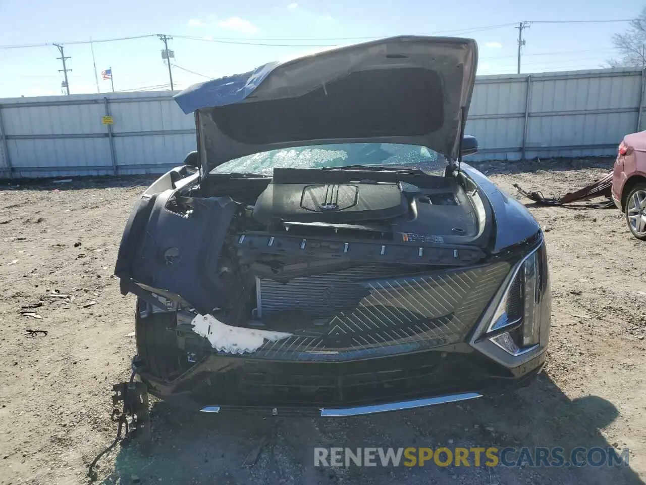 5 Photograph of a damaged car 1GYKPMRK5PZ000754 CADILLAC LYRIQ LUXU 2023