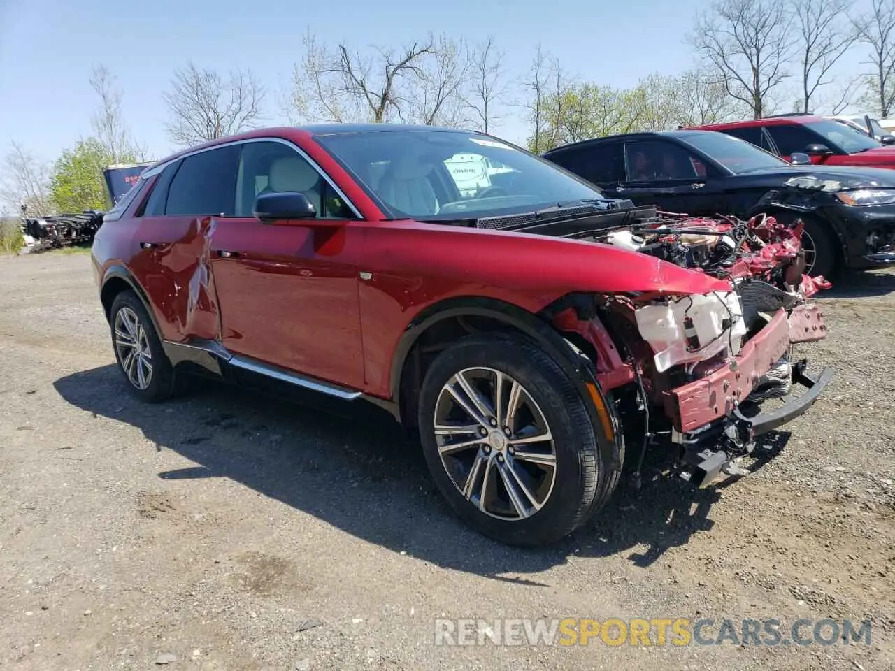 4 Photograph of a damaged car 1GYKPPRK0RZ111085 CADILLAC LYRIQ LUXU 2024
