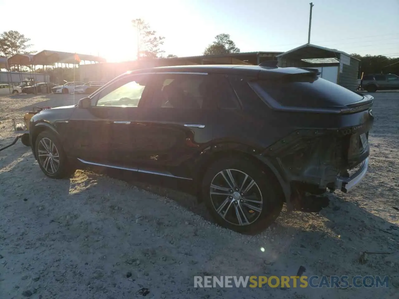2 Photograph of a damaged car 1GYKPPRK8RZ100433 CADILLAC LYRIQ LUXU 2024