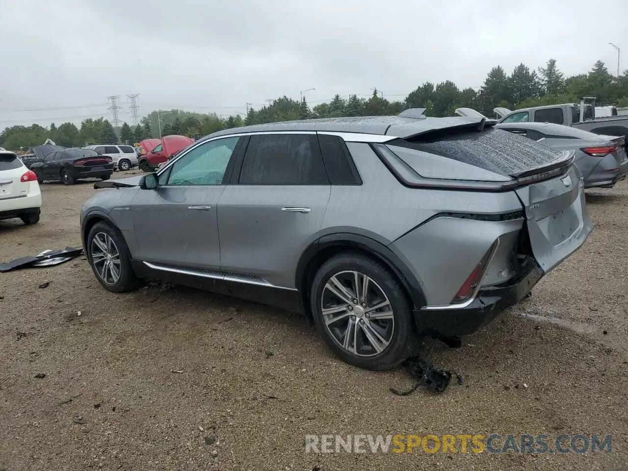 2 Photograph of a damaged car 1GYKPPRL2RZ109539 CADILLAC LYRIQ LUXU 2024