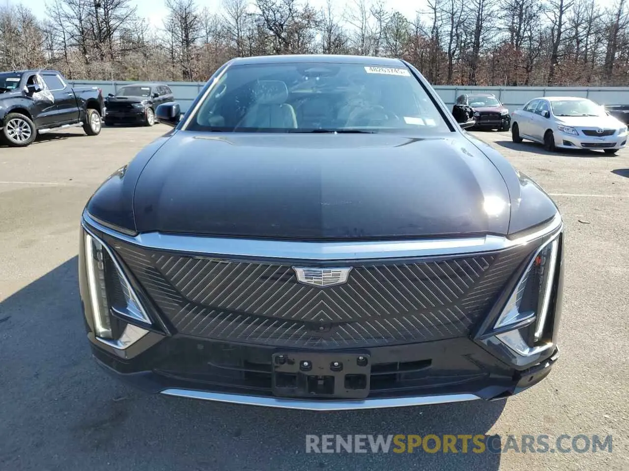 5 Photograph of a damaged car 1GYKPPRL6RZ139031 CADILLAC LYRIQ LUXU 2024
