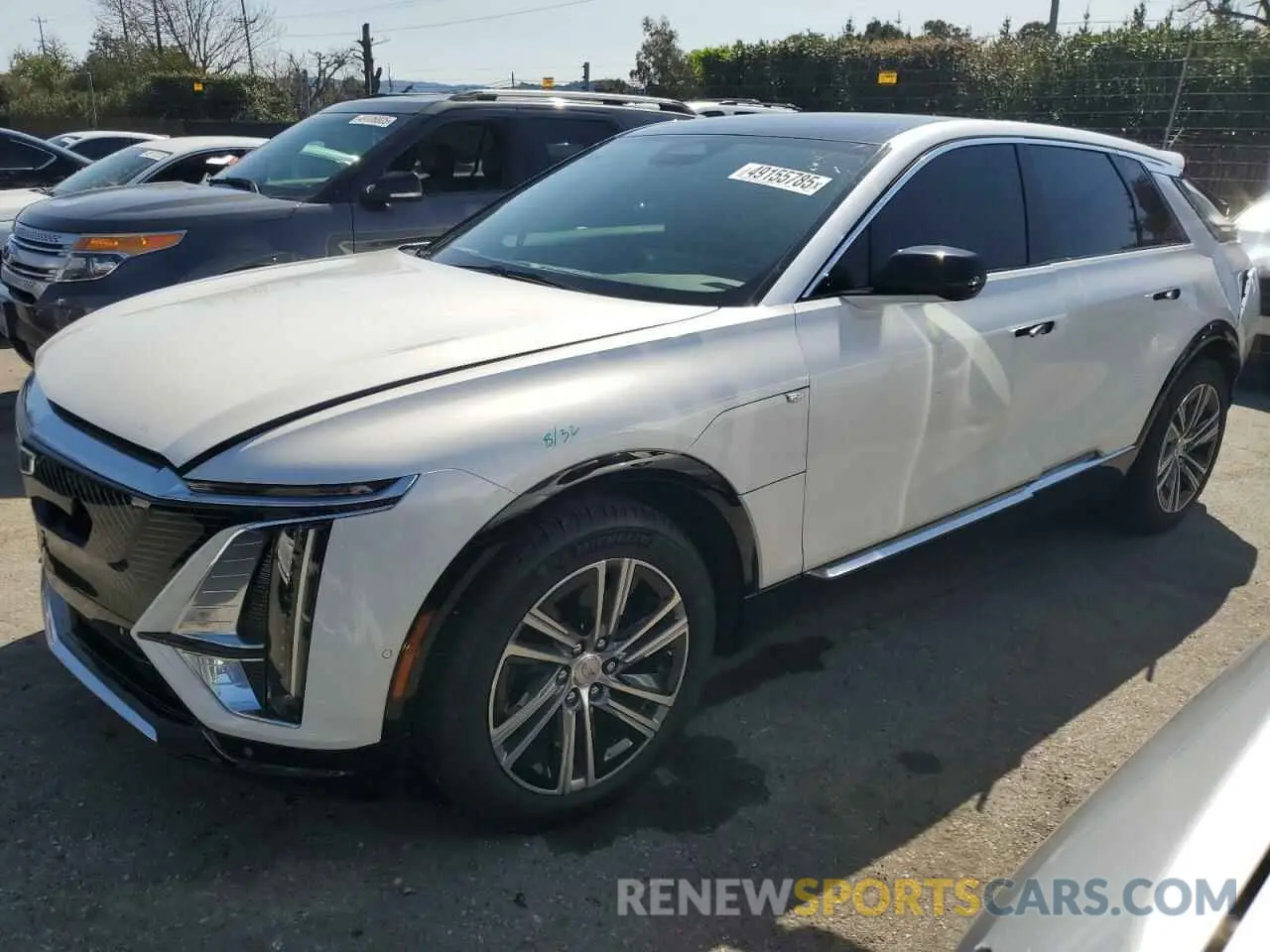 1 Photograph of a damaged car 1GYKPSRL9RZ120878 CADILLAC LYRIQ LUXU 2024