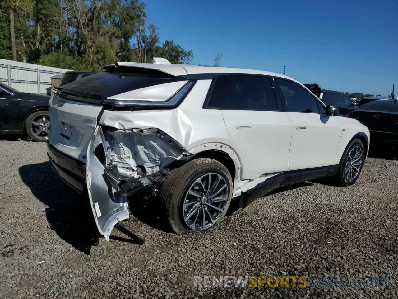 3 Photograph of a damaged car 1GYKPTRK4RZ129937 CADILLAC LYRIQ SPOR 2024