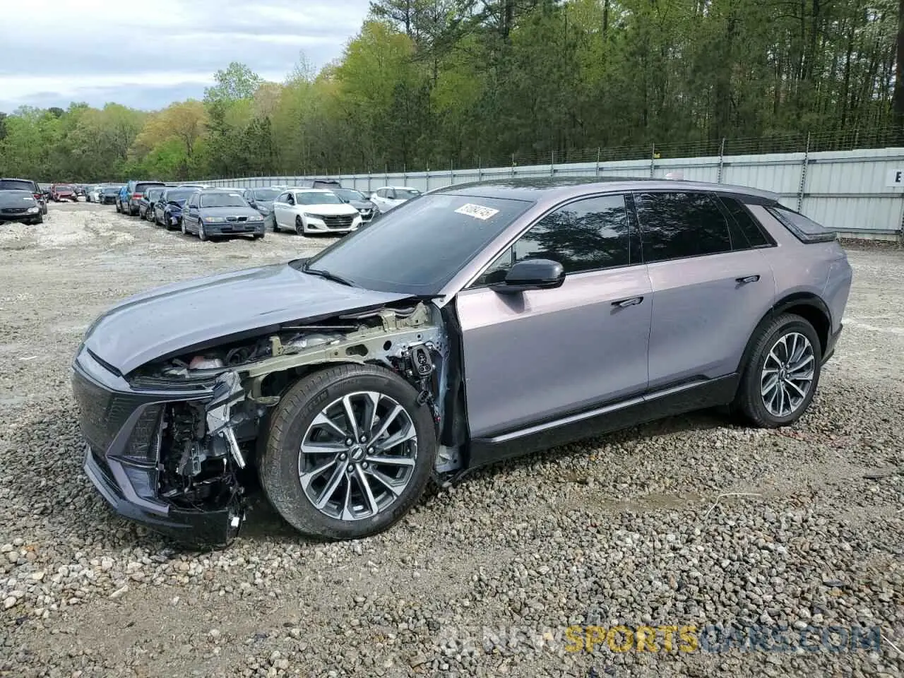 1 Photograph of a damaged car 1GYKPTRL3RZ123376 CADILLAC LYRIQ SPOR 2024
