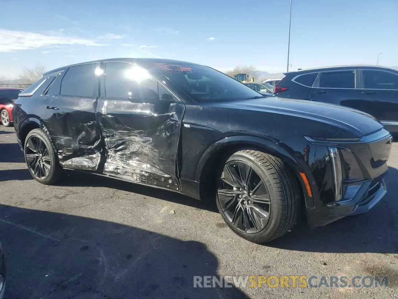 4 Photograph of a damaged car 1GYKPWRL2RZ128893 CADILLAC LYRIQ SPOR 2024