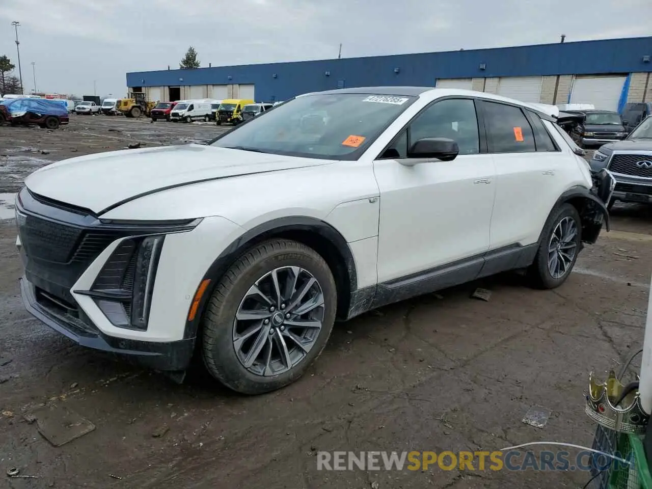 1 Photograph of a damaged car 1GYKPURLXSZ301649 CADILLAC LYRIQ SPOR 2025
