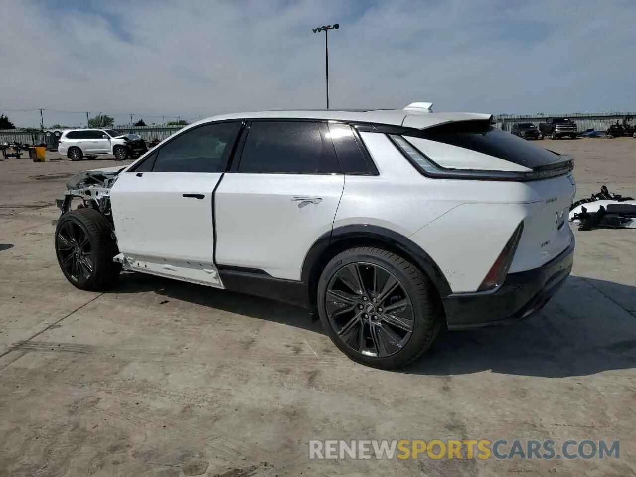 2 Photograph of a damaged car 1GYKPYRL0SZ306883 CADILLAC LYRIQ SPOR 2025