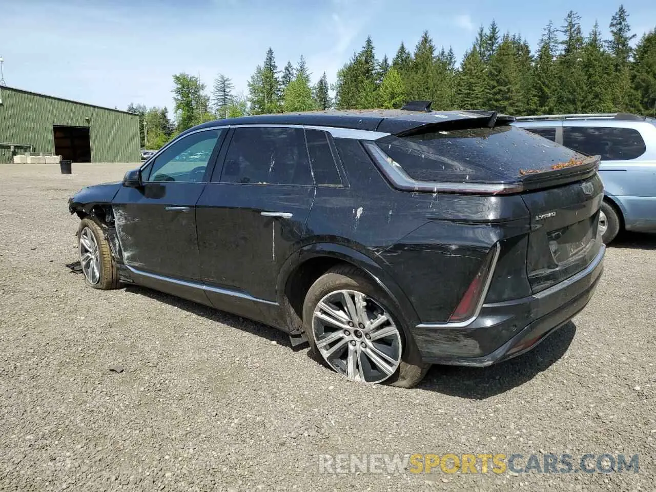 2 Photograph of a damaged car 1GYKPMRK0RZ103700 CADILLAC LYRIQ TECH 2024