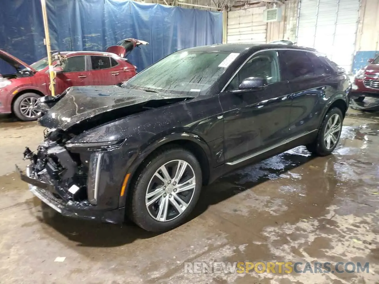 1 Photograph of a damaged car 1GYKPMRL1RZ143146 CADILLAC LYRIQ TECH 2024