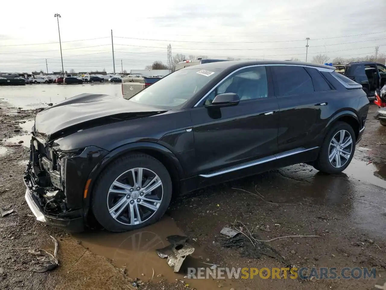 1 Photograph of a damaged car 1GYKPMRL5RZ138208 CADILLAC LYRIQ TECH 2024